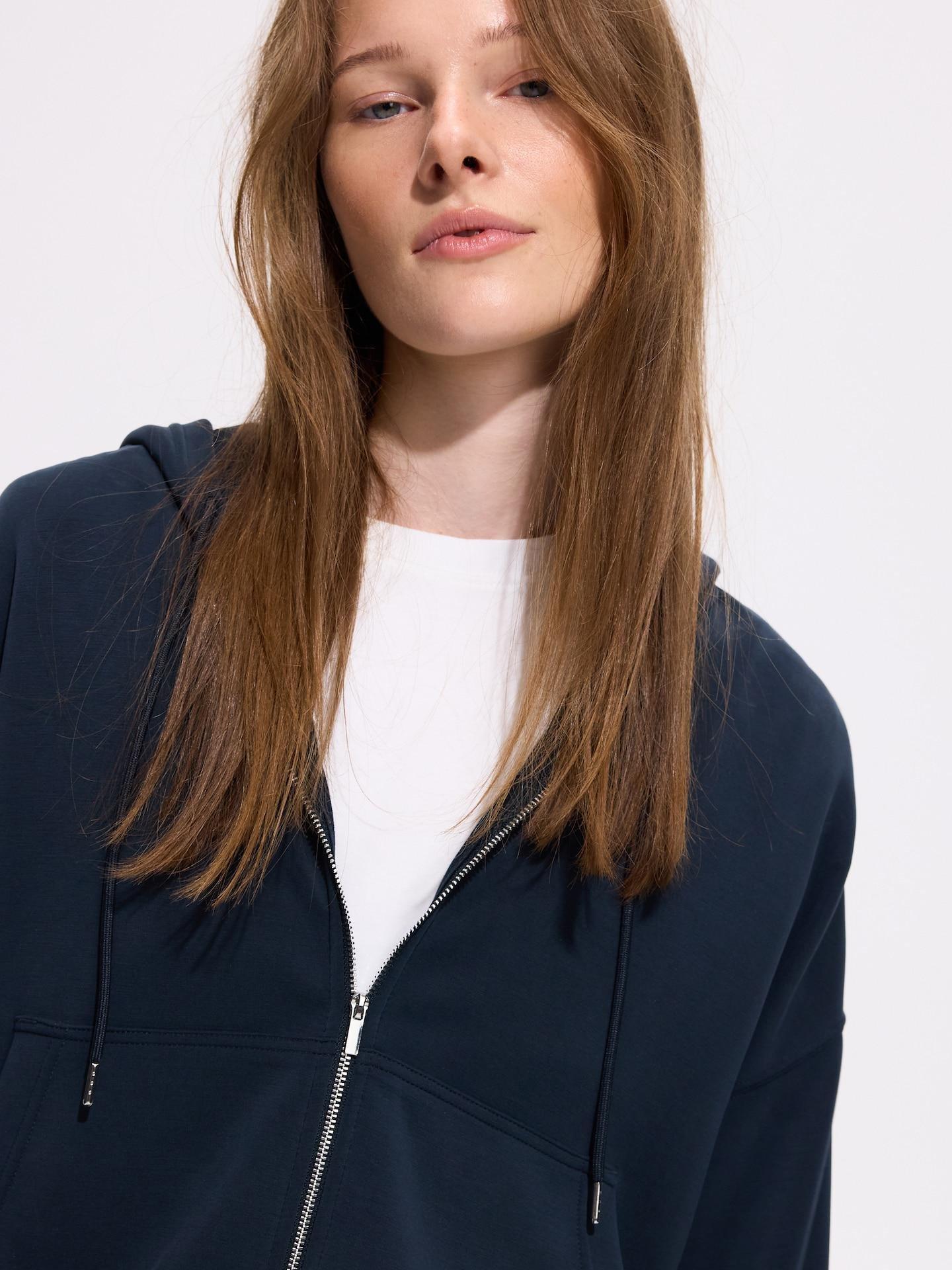 Blue Blouse With Modal, Navy, large image number 2