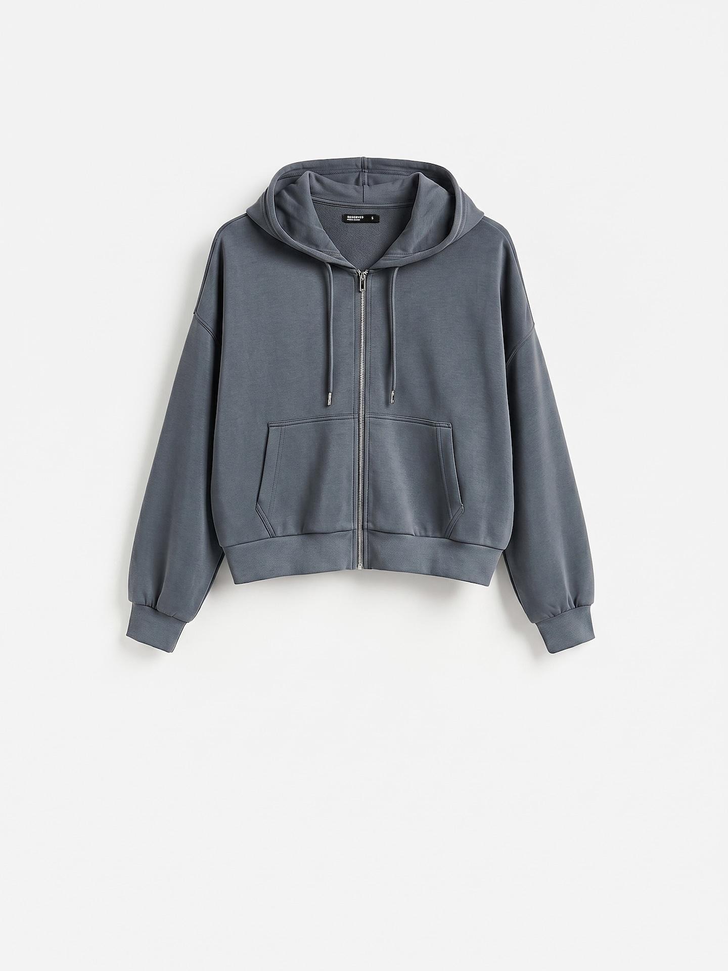 Grey Blouse With Modal, Grey, large image number 3