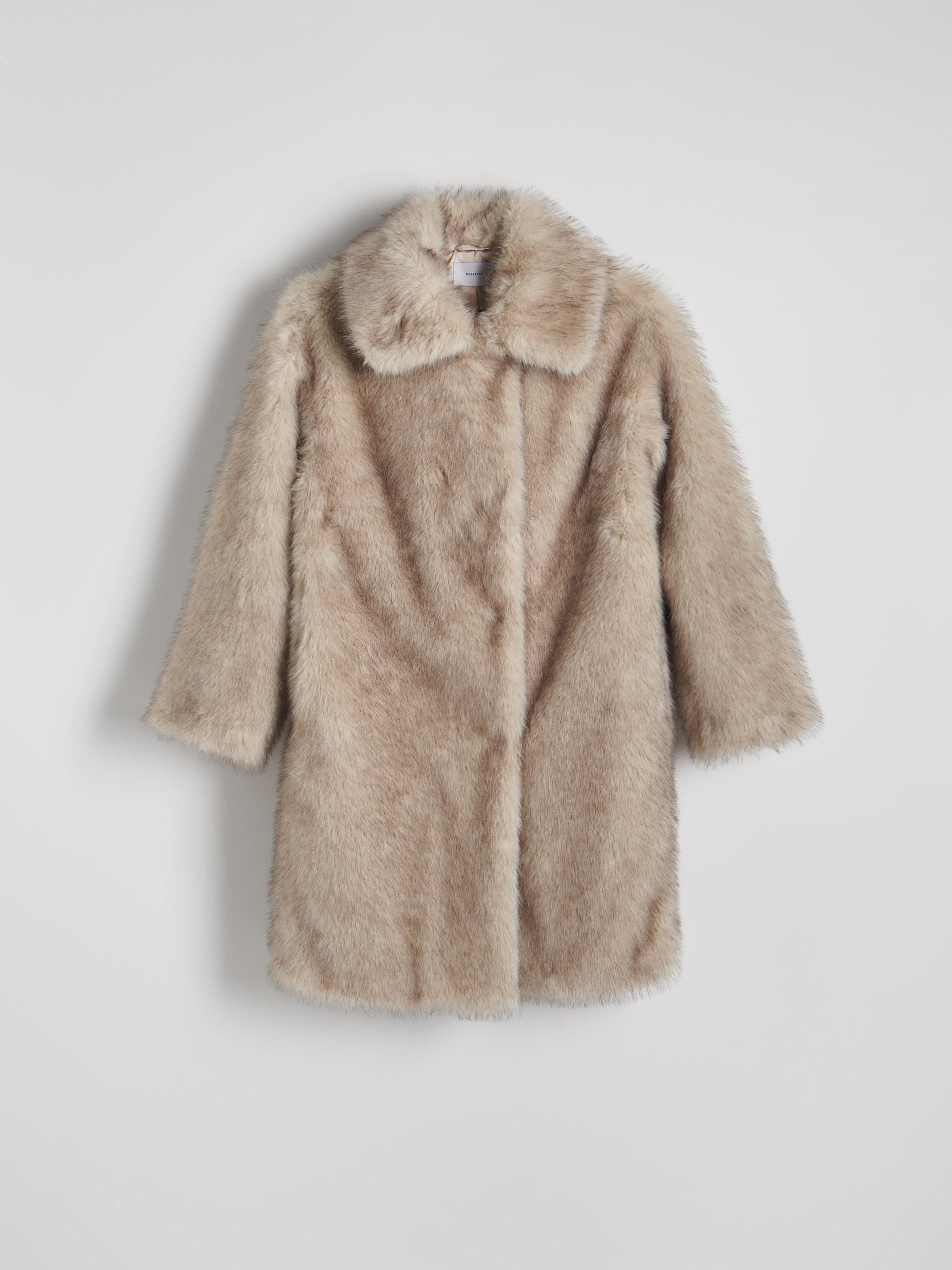 NUDE Oversize faux fur coat, , large image number 0