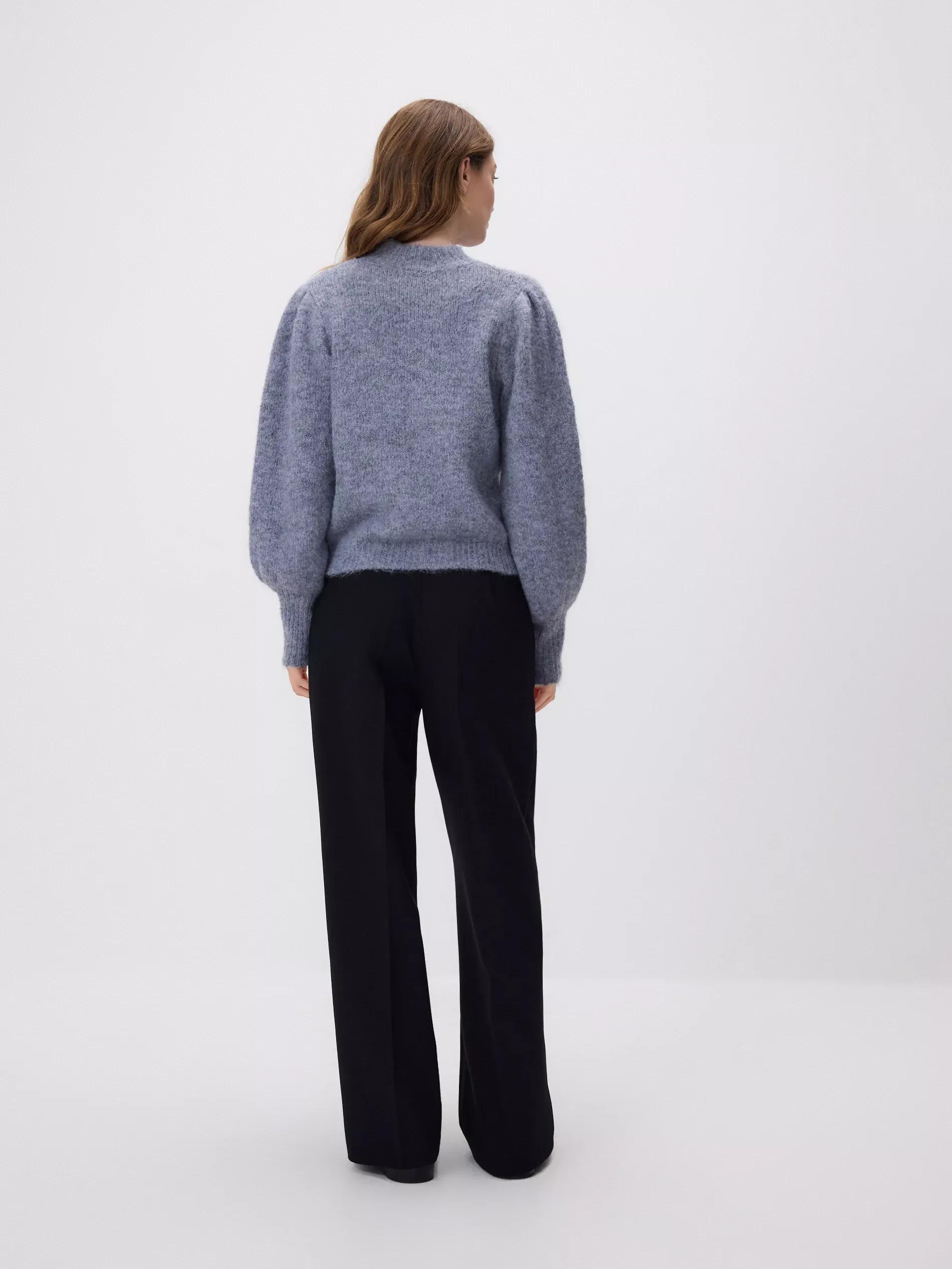 Navy Jumper With Jewellery Appliqu&oslash;&pound;&Acirc;&copy;, Blue, large image number 5