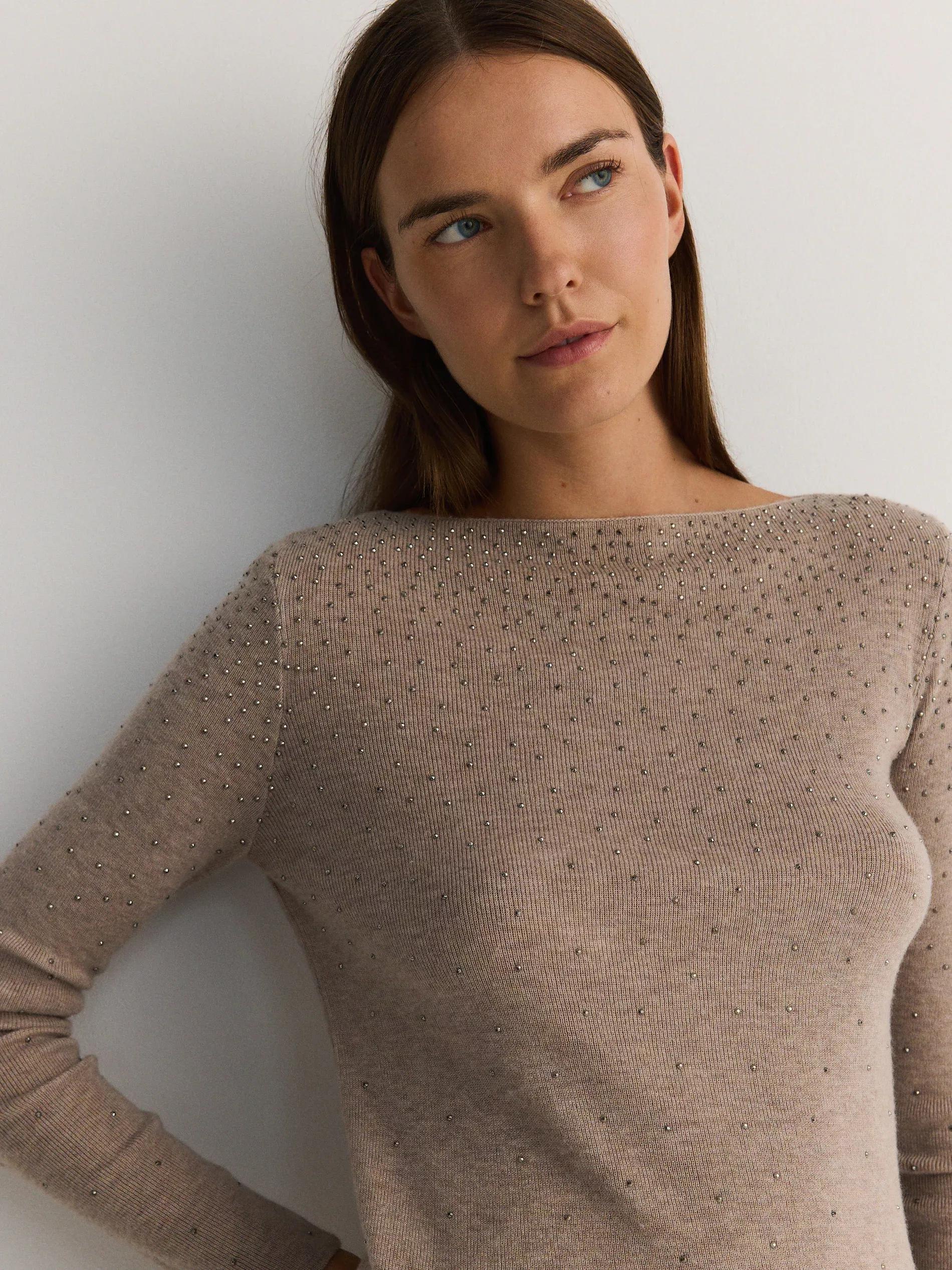 Brown Blouse, 7401_84M, large image number 1