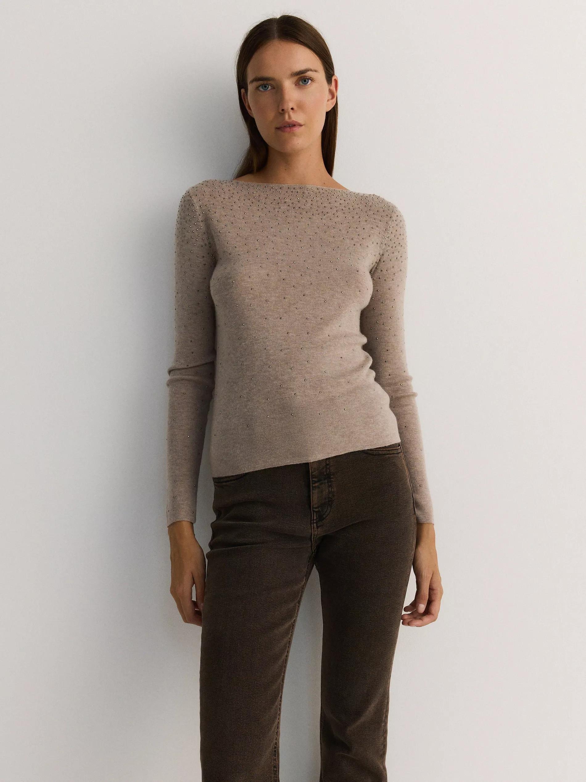 Brown Blouse, 7401_84M, large image number 2
