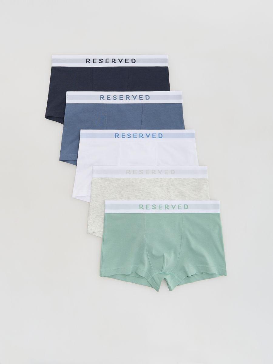 Green Classic Boxers 5 Pack, Green, large image number 0