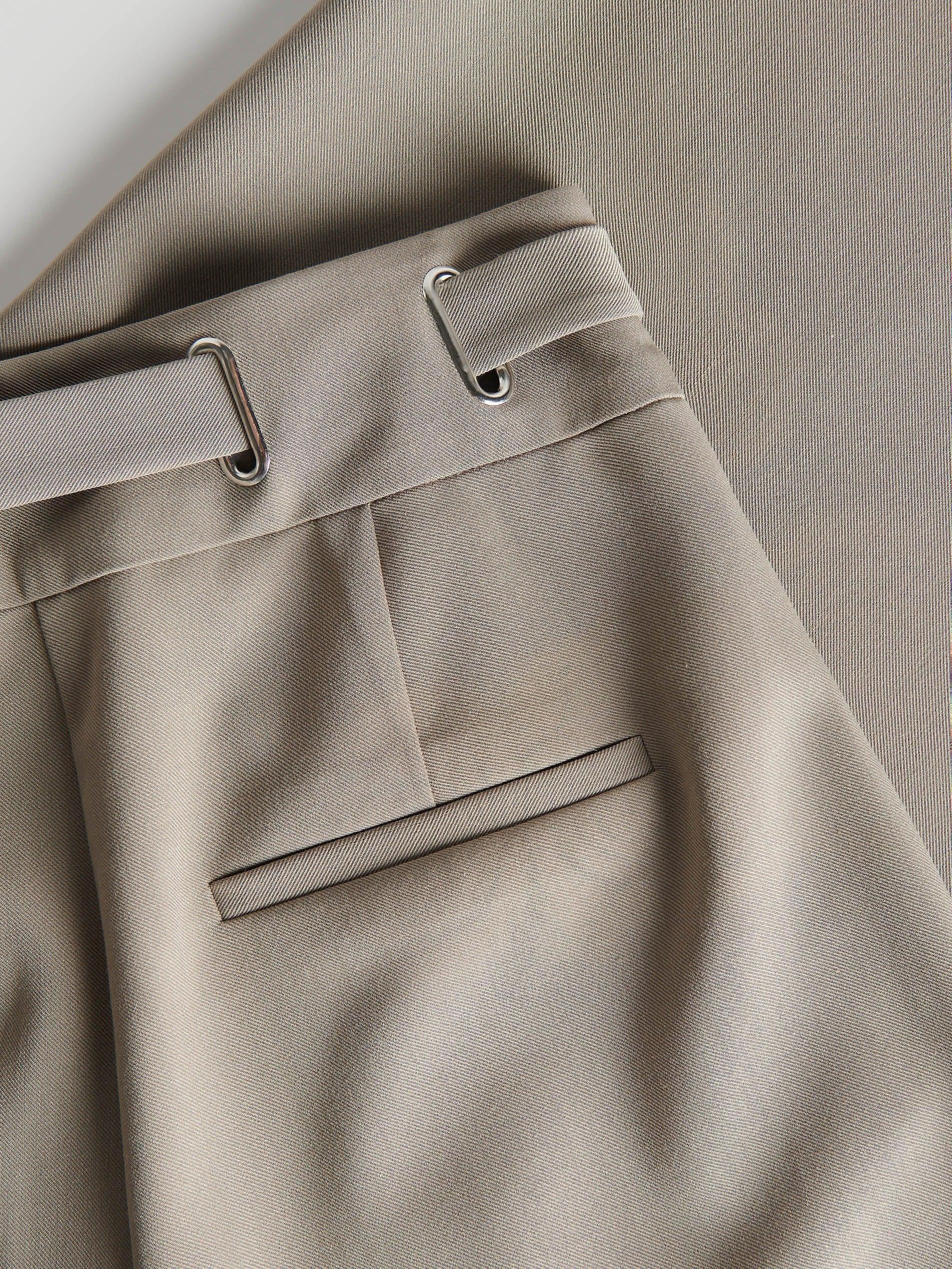 Green Wide Leg Trousers, , large image number 5