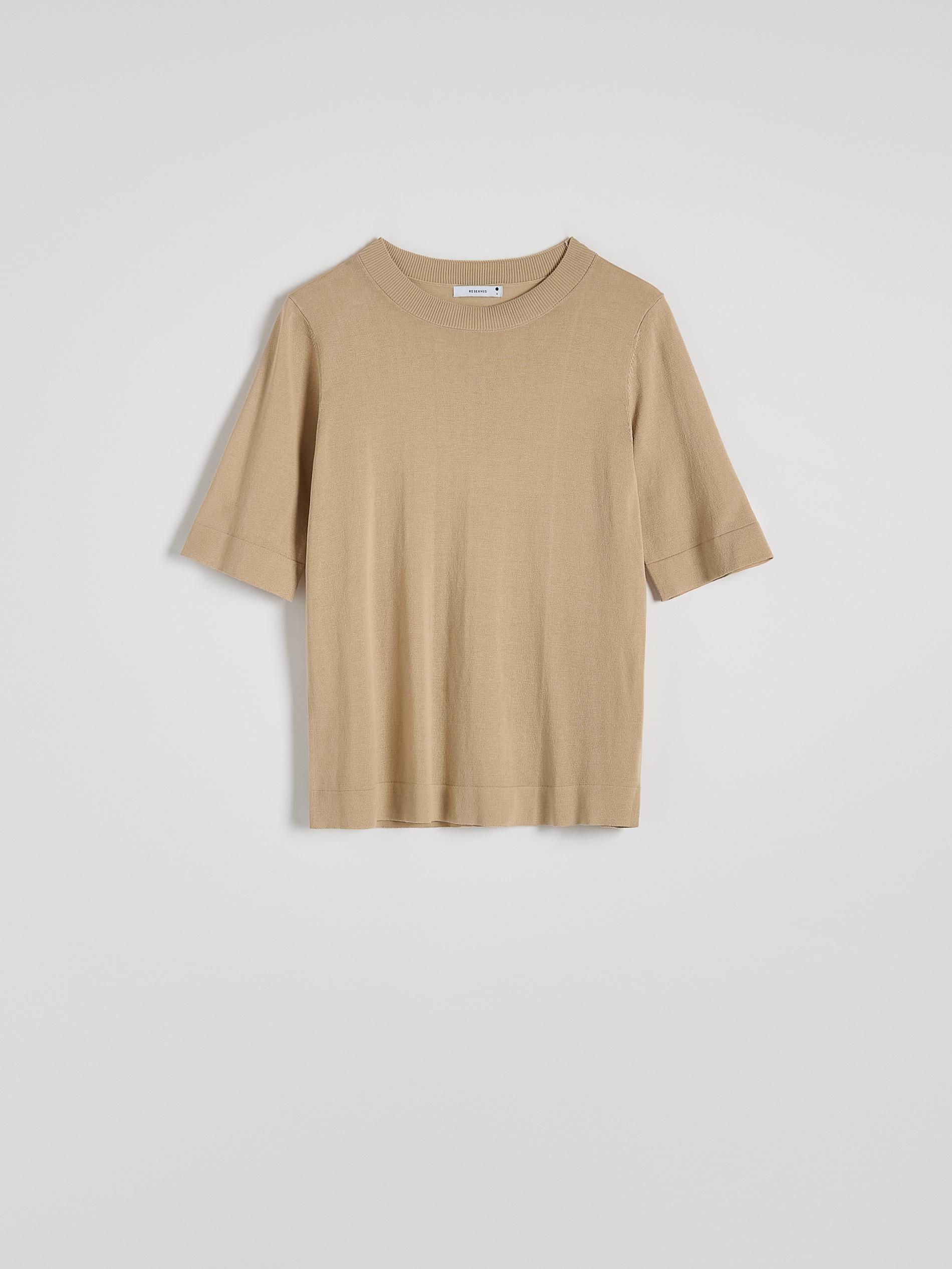 Beige Silk Blend Blouse, , large image number 3