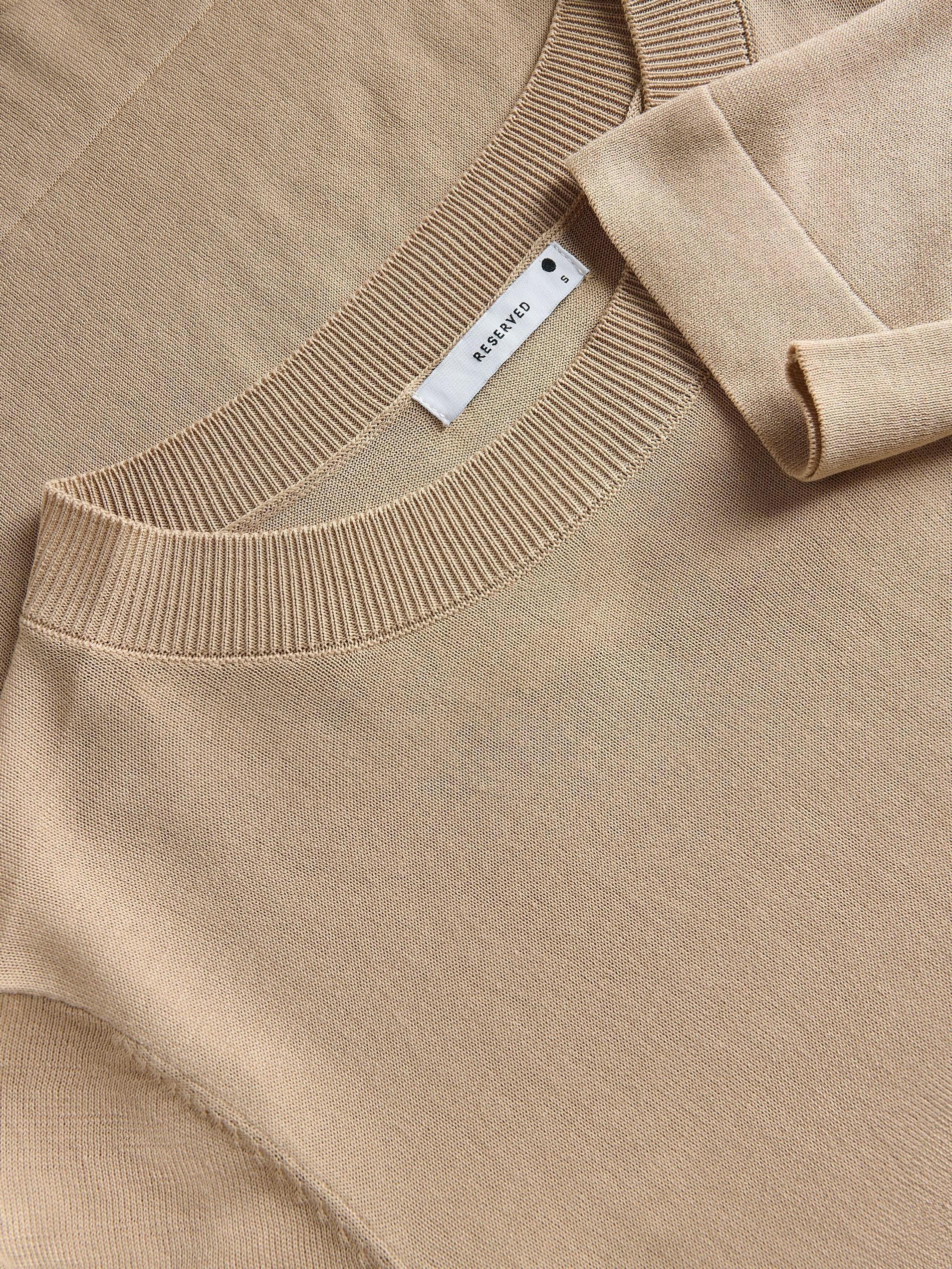 Beige Silk Blend Blouse, , large image number 4