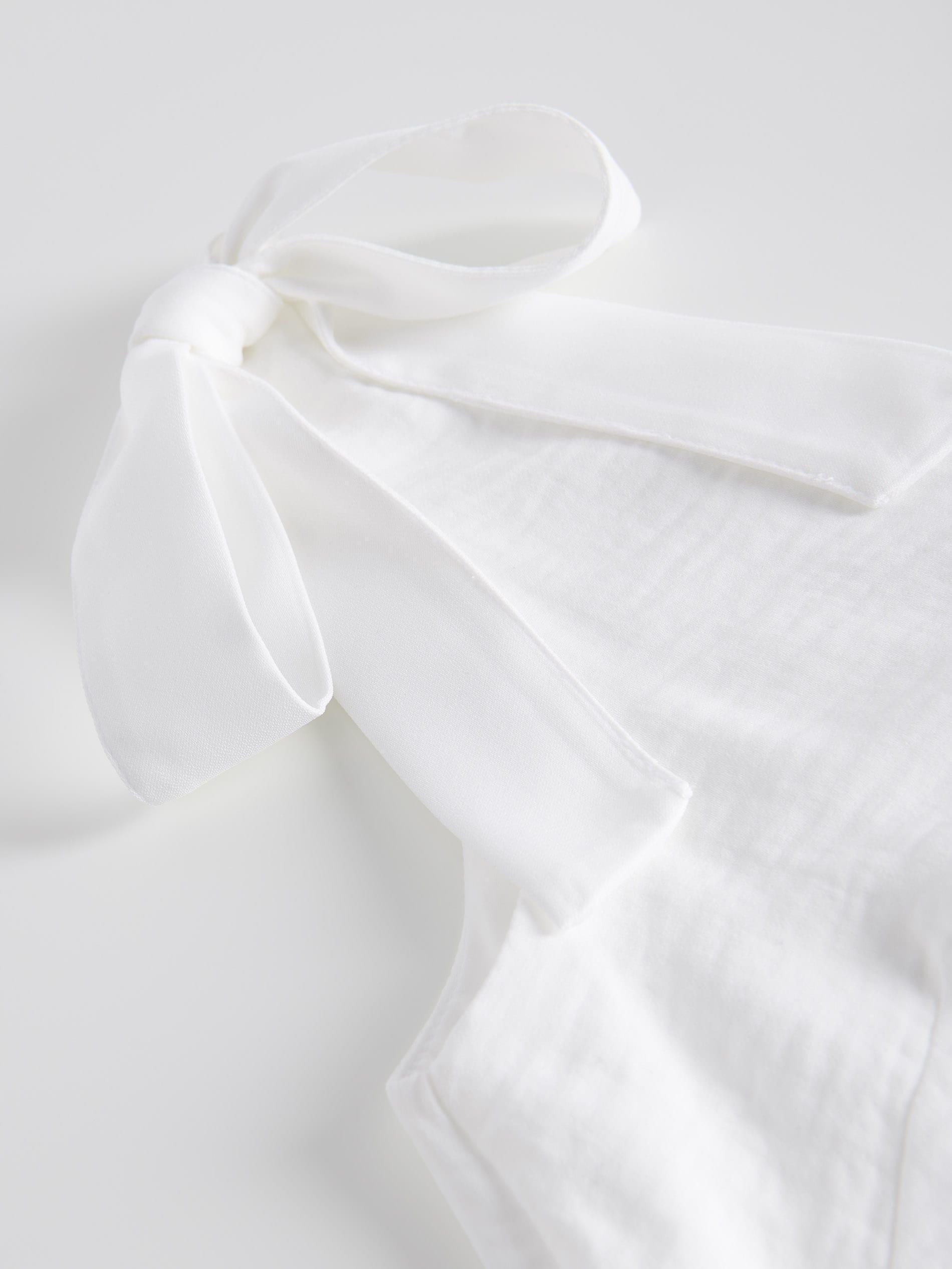 White Tie Waist Dress, , large image number 4