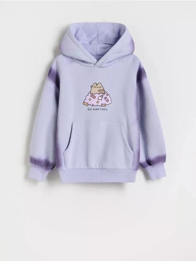 lavender Pusheen hoodie, , large image number 0