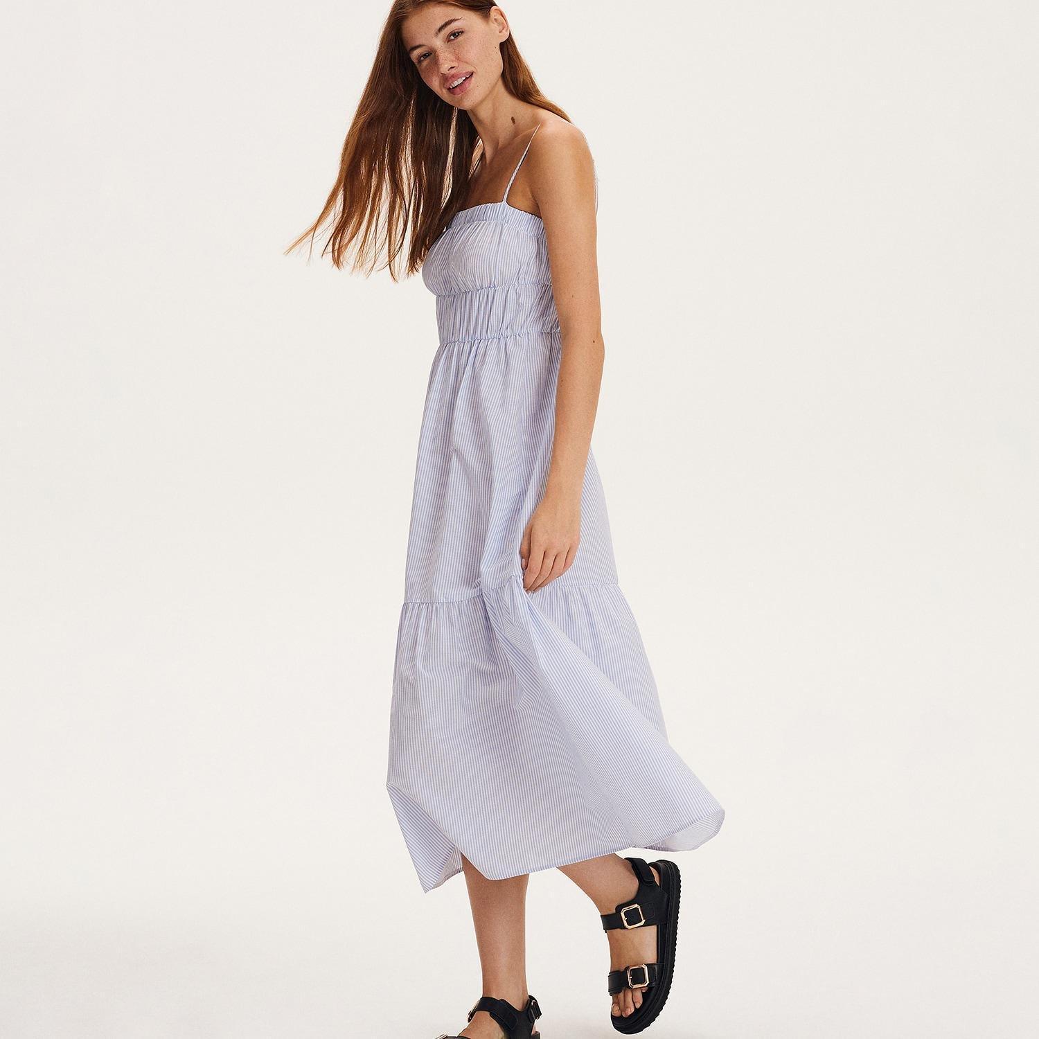 Blue Mini Dress, , large image number 1