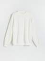 Reserved - White Oversized Cotton Sweatshirt