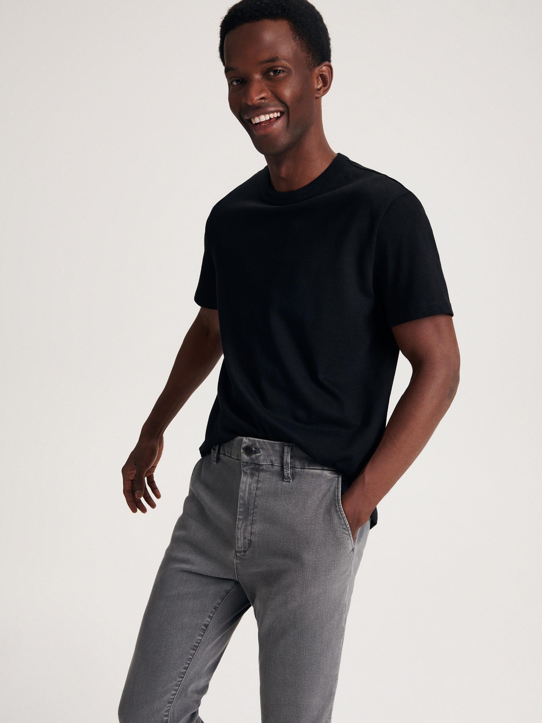 Grey Slim Chino Jeans, , large image number 0