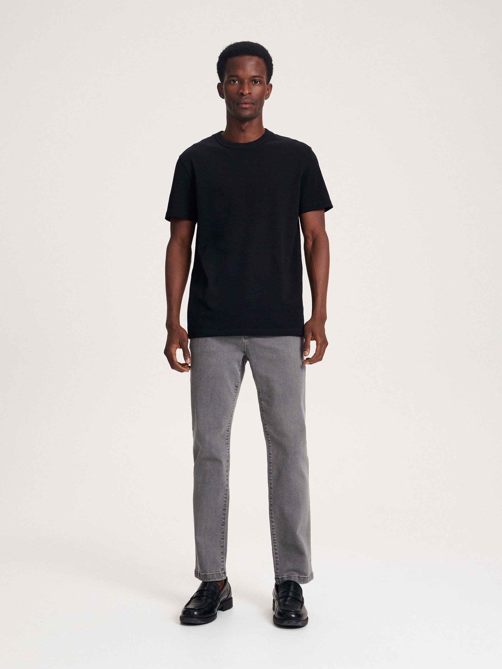 Grey Slim Chino Jeans, , large image number 3