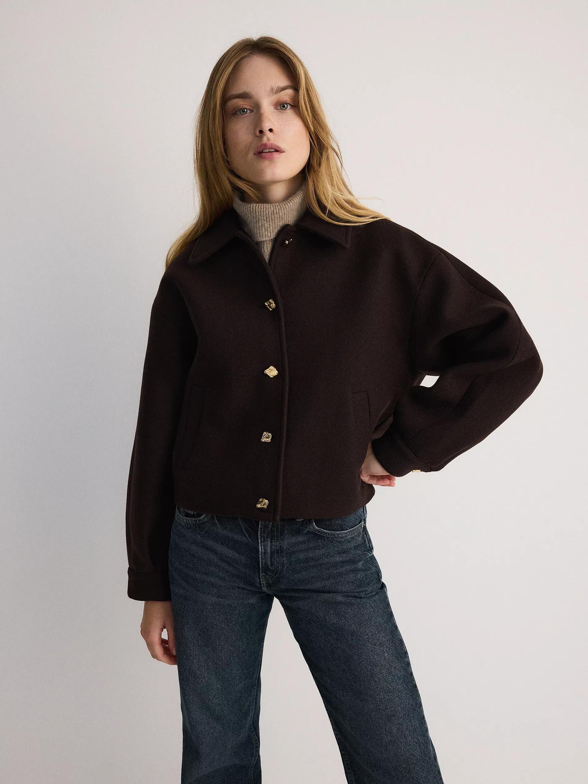 Brown Ladies` Jacket, , large image number 2