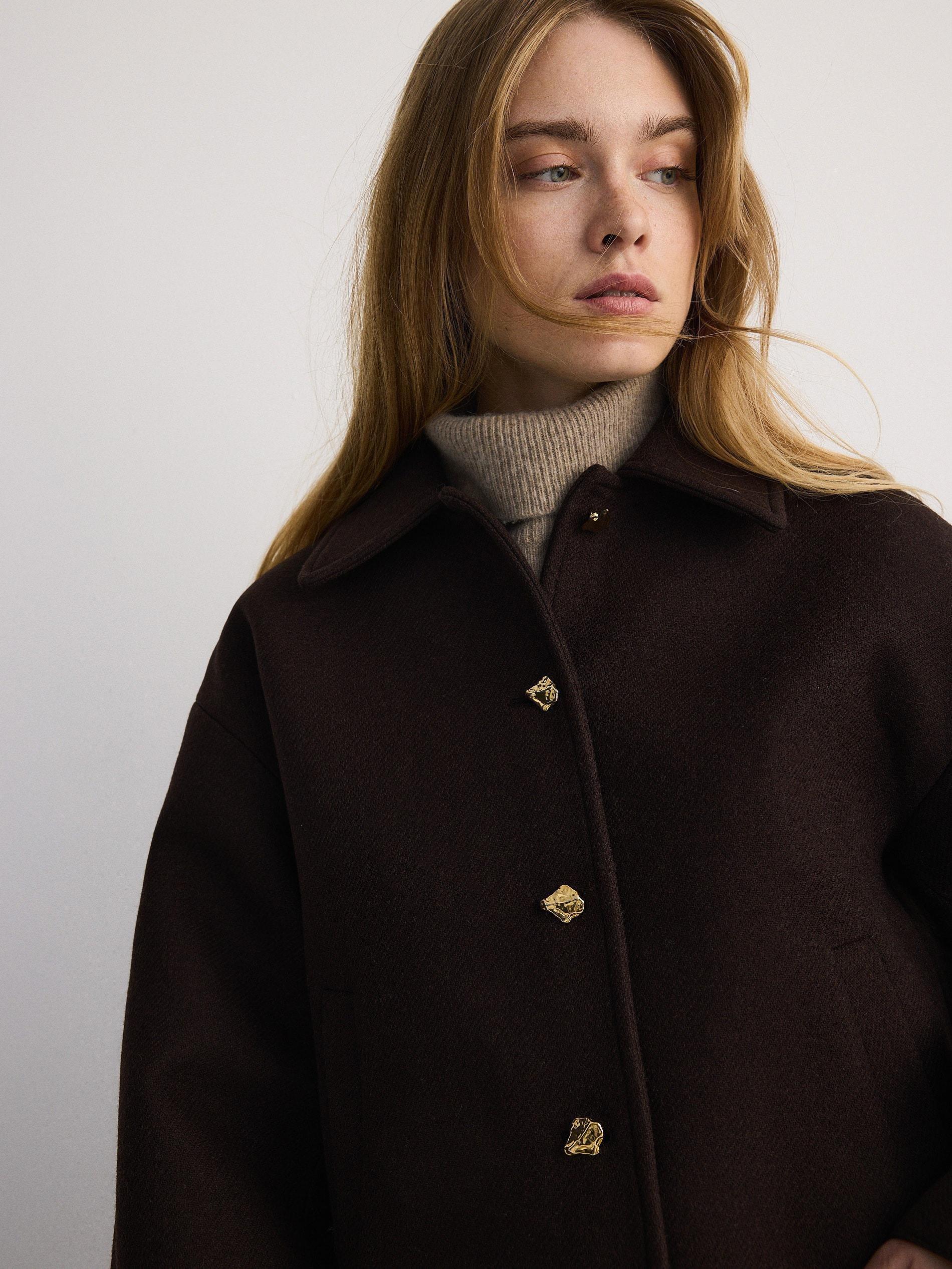 Brown Ladies` Jacket, , large image number 3