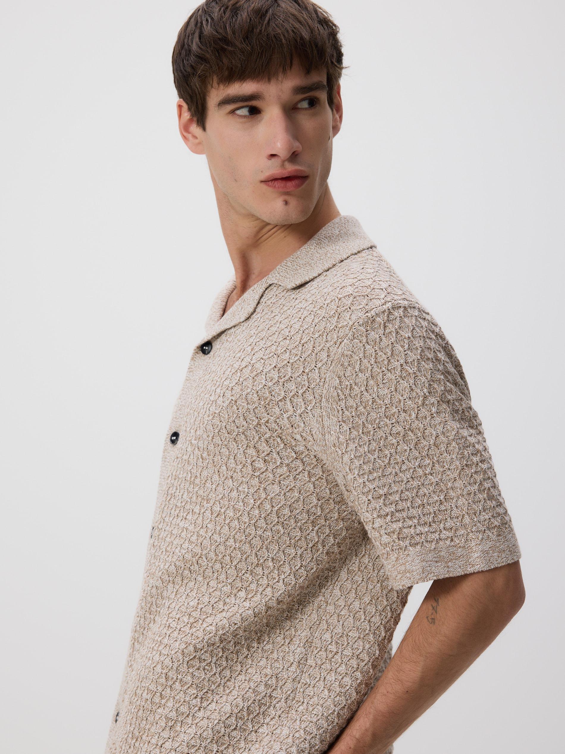 Beige Zip Up Jumper, Beige, large image number 2