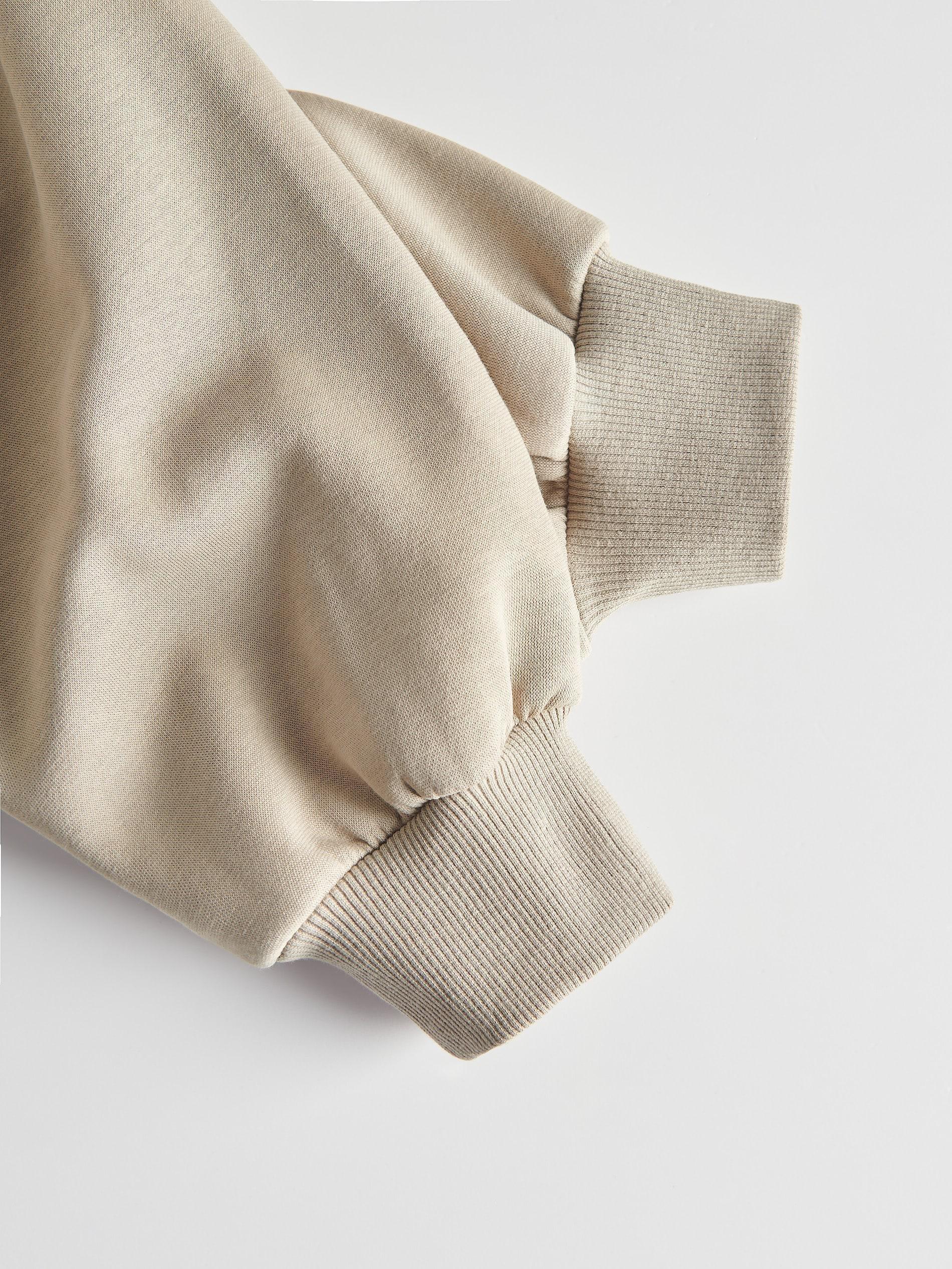 Beige Crop Sweater, , large image number 2