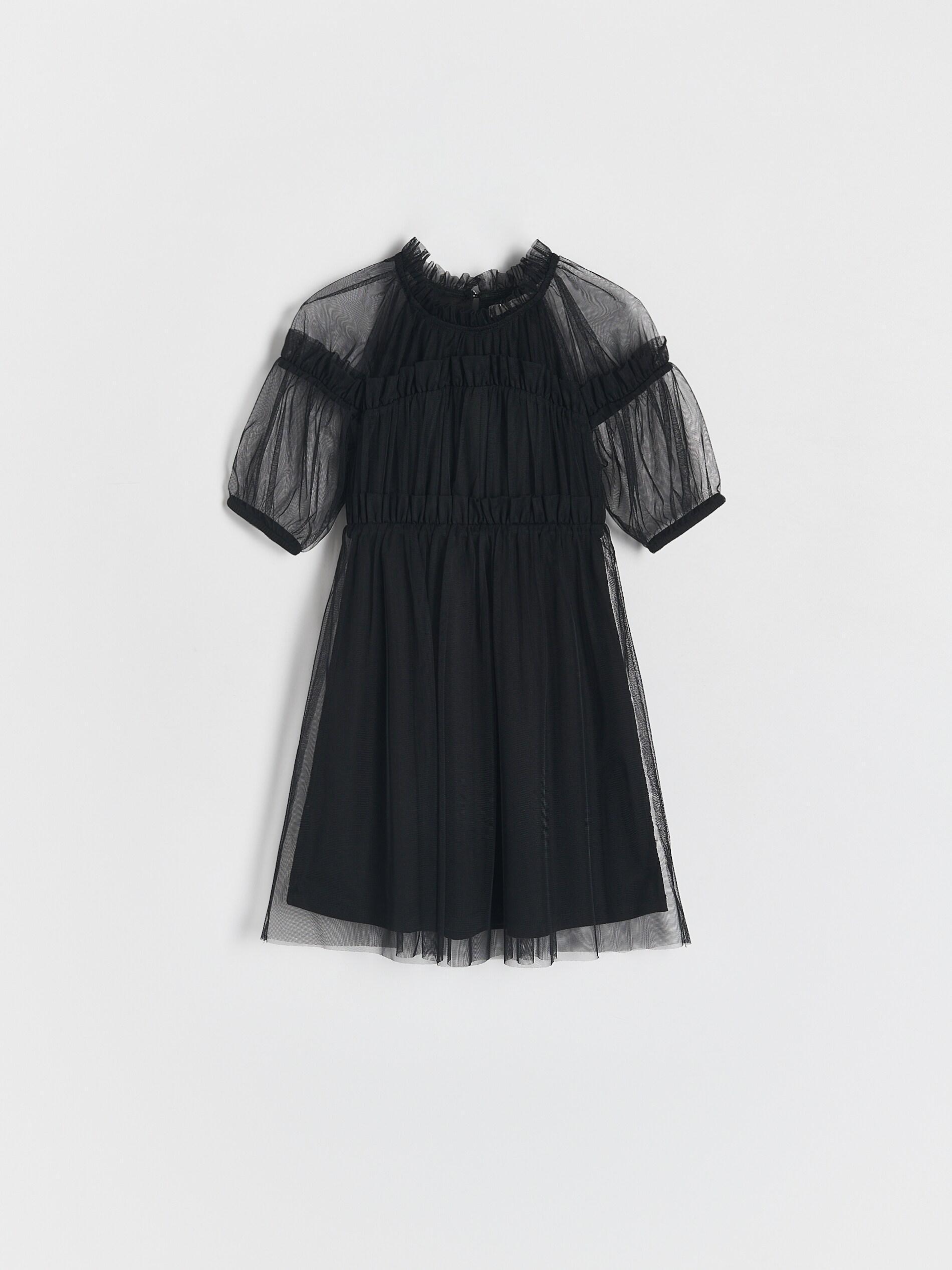 Black Tulle Dress, Kids Girls, , large image number 0