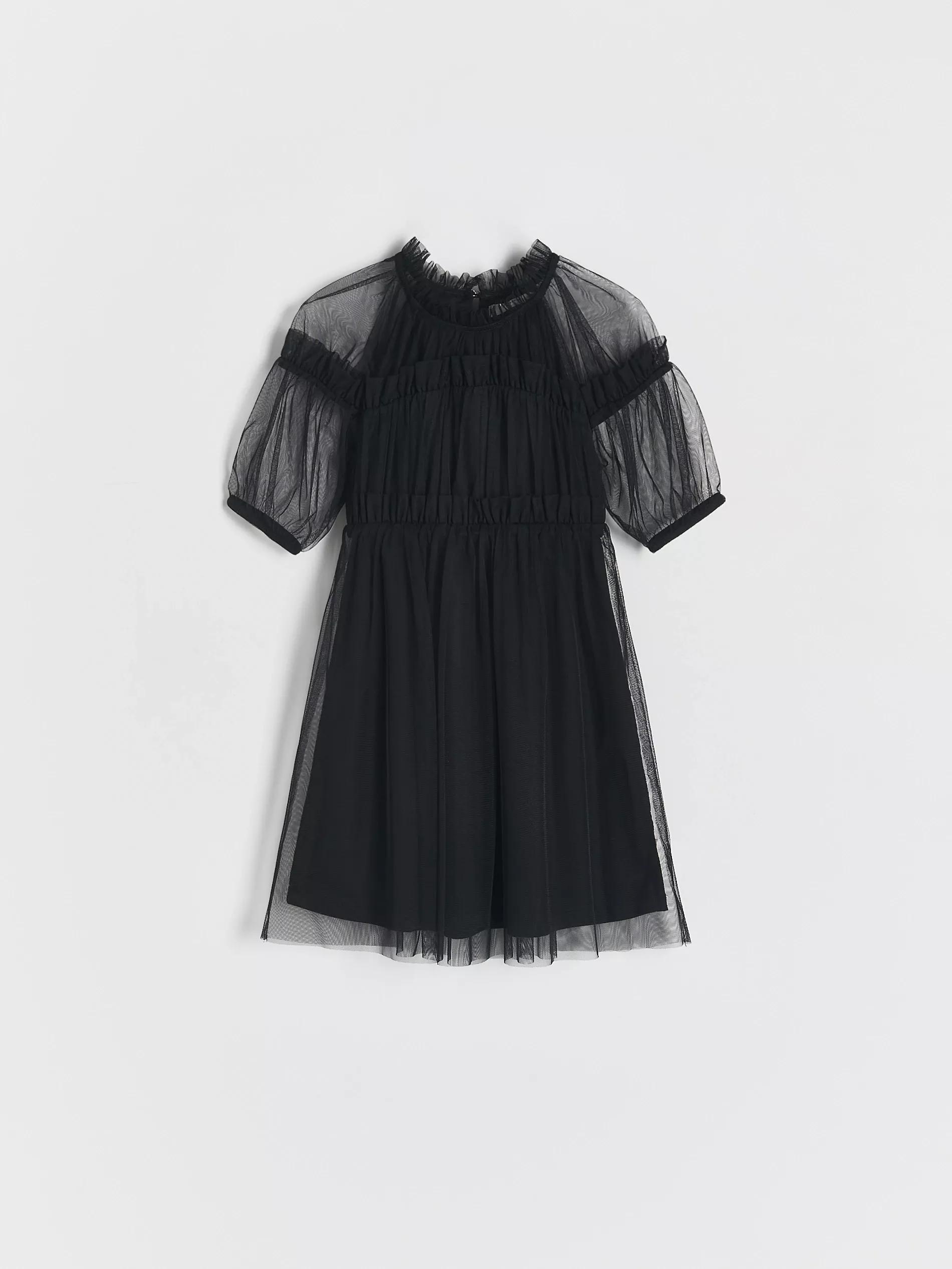 Black Tulle Dress, Kids Girls, , large image number 1