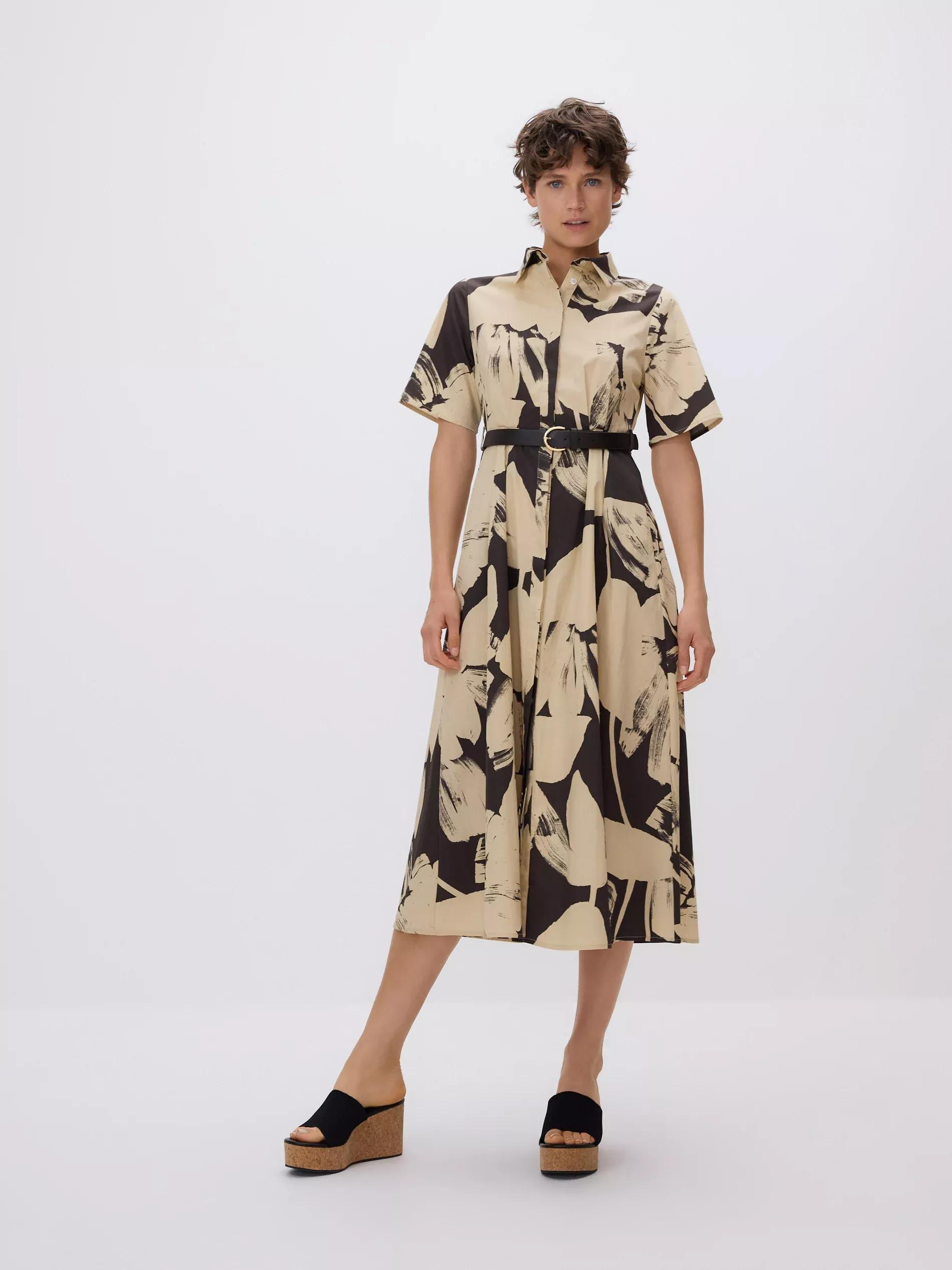 Multicolour Dress & Belt, , large image number 0