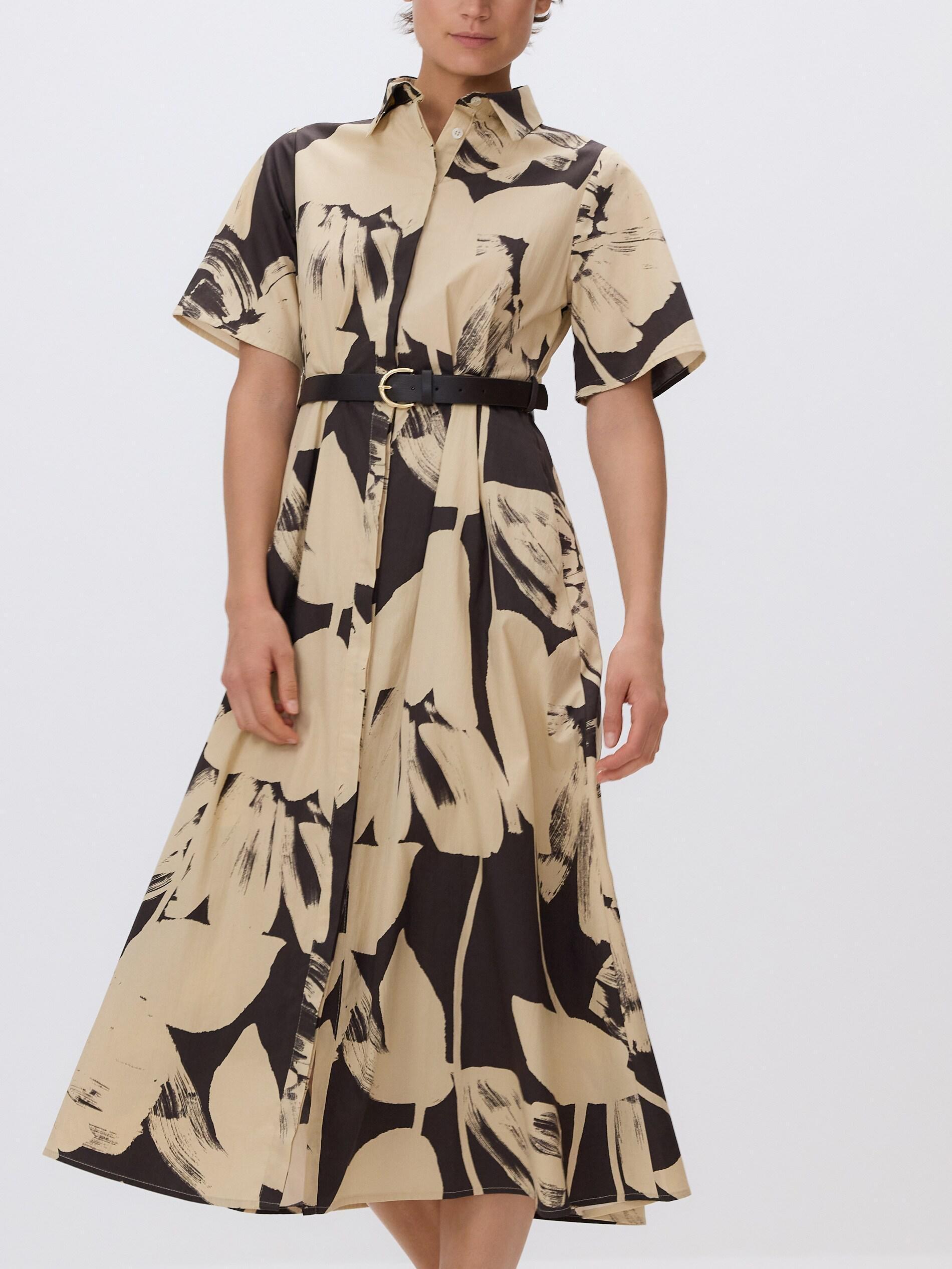 Multicolour Dress & Belt, Multicolor, large image number 2