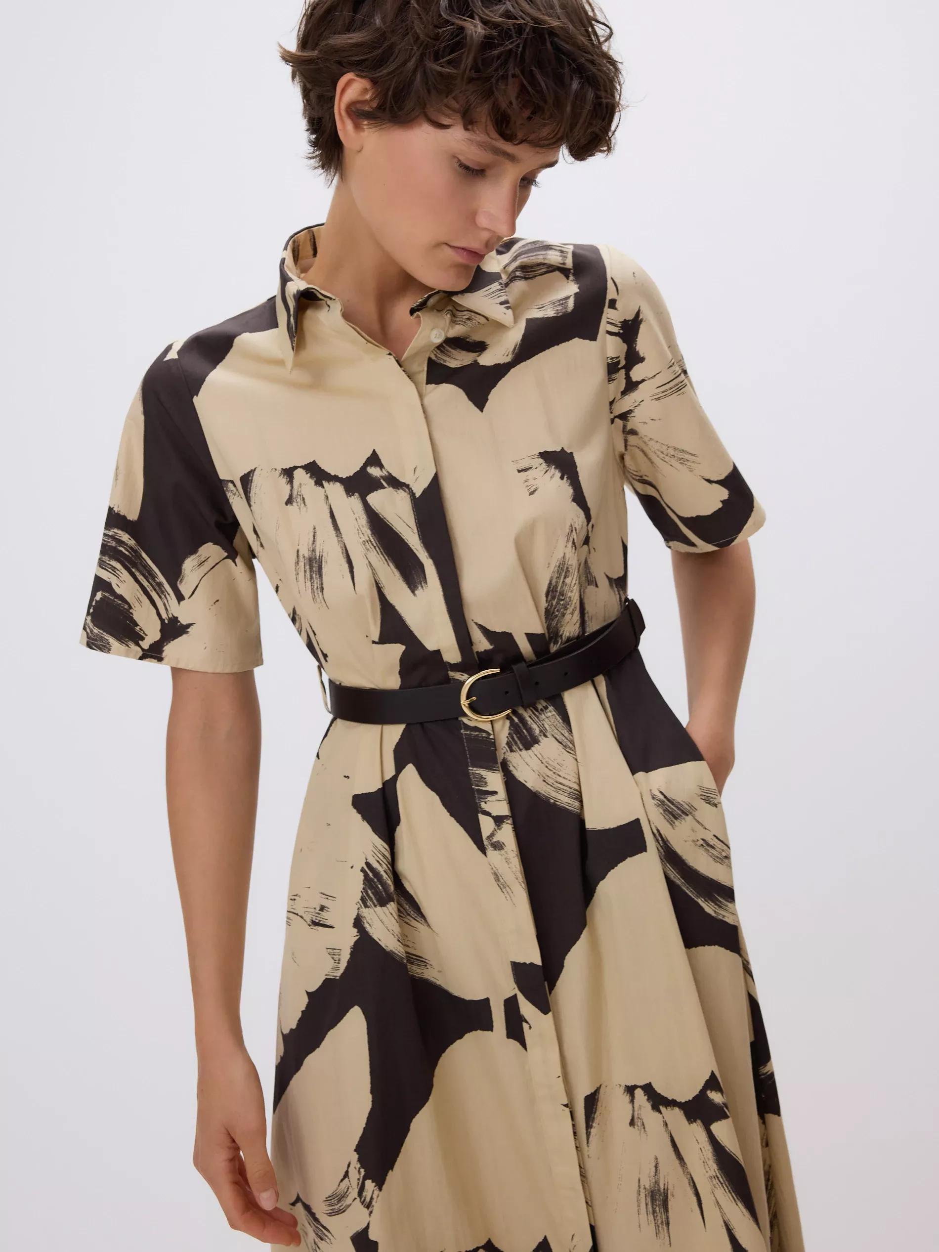 Multicolour Dress & Belt, , large image number 3