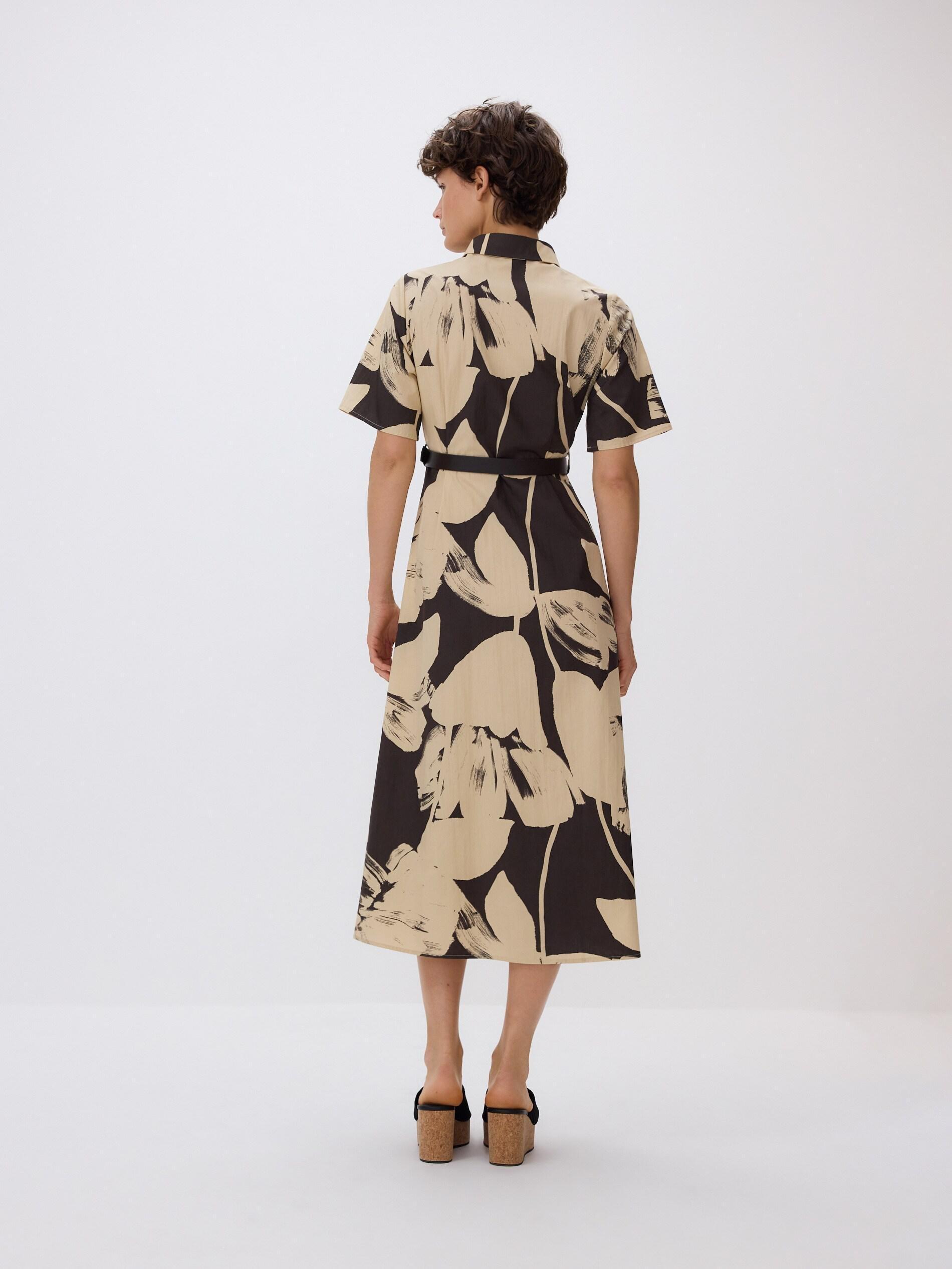 Multicolour Dress & Belt, Multicolor, large image number 3