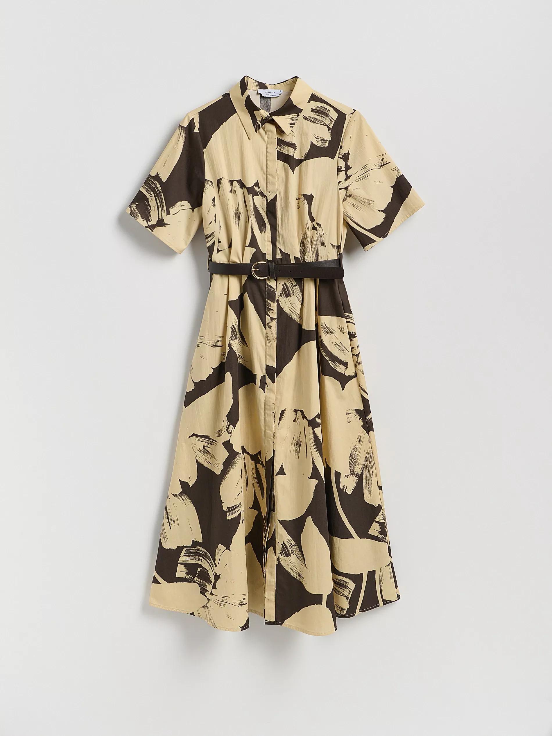 Multicolour Dress & Belt, , large image number 4