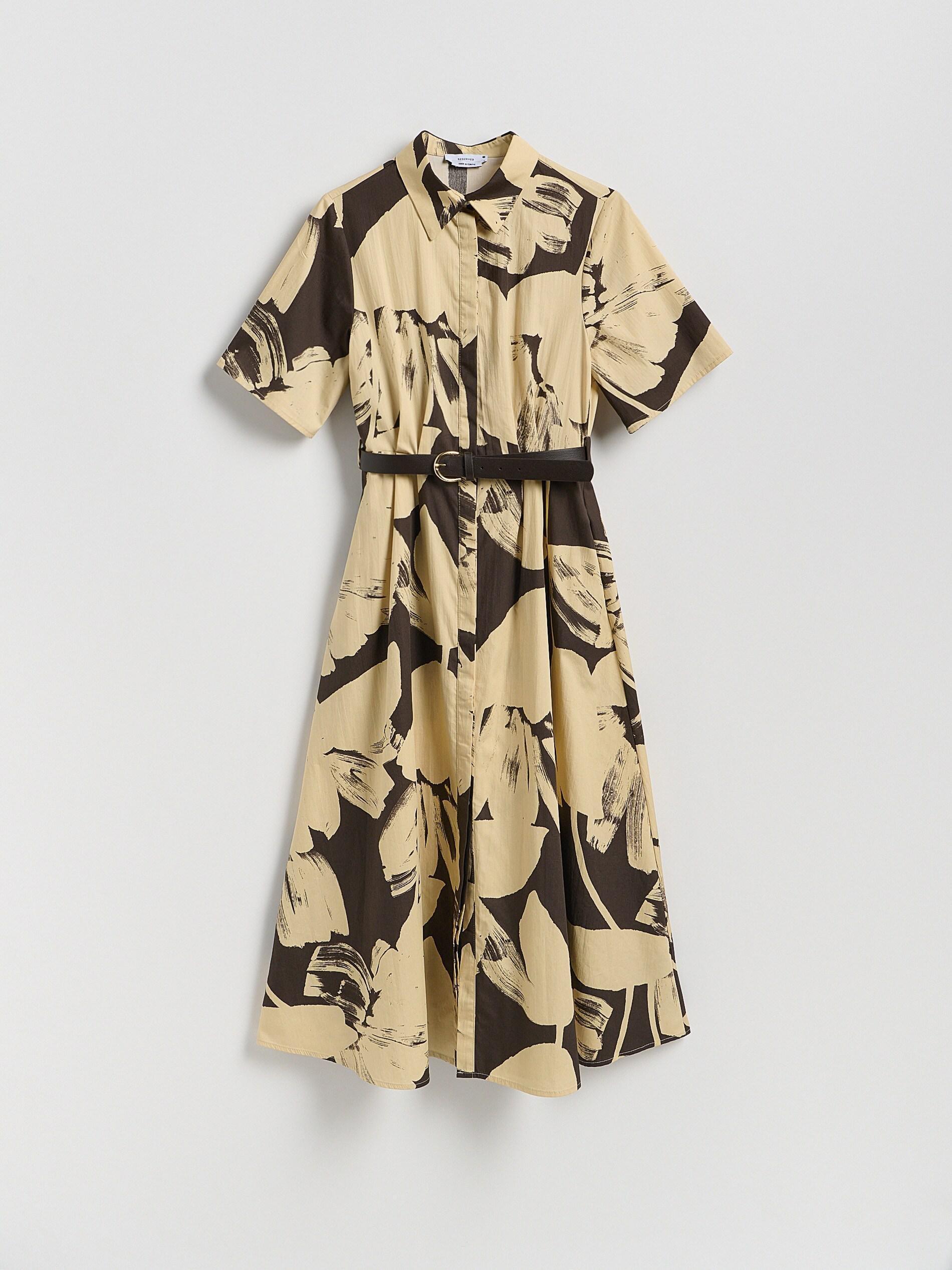 Multicolour Dress & Belt, Multicolor, large image number 4