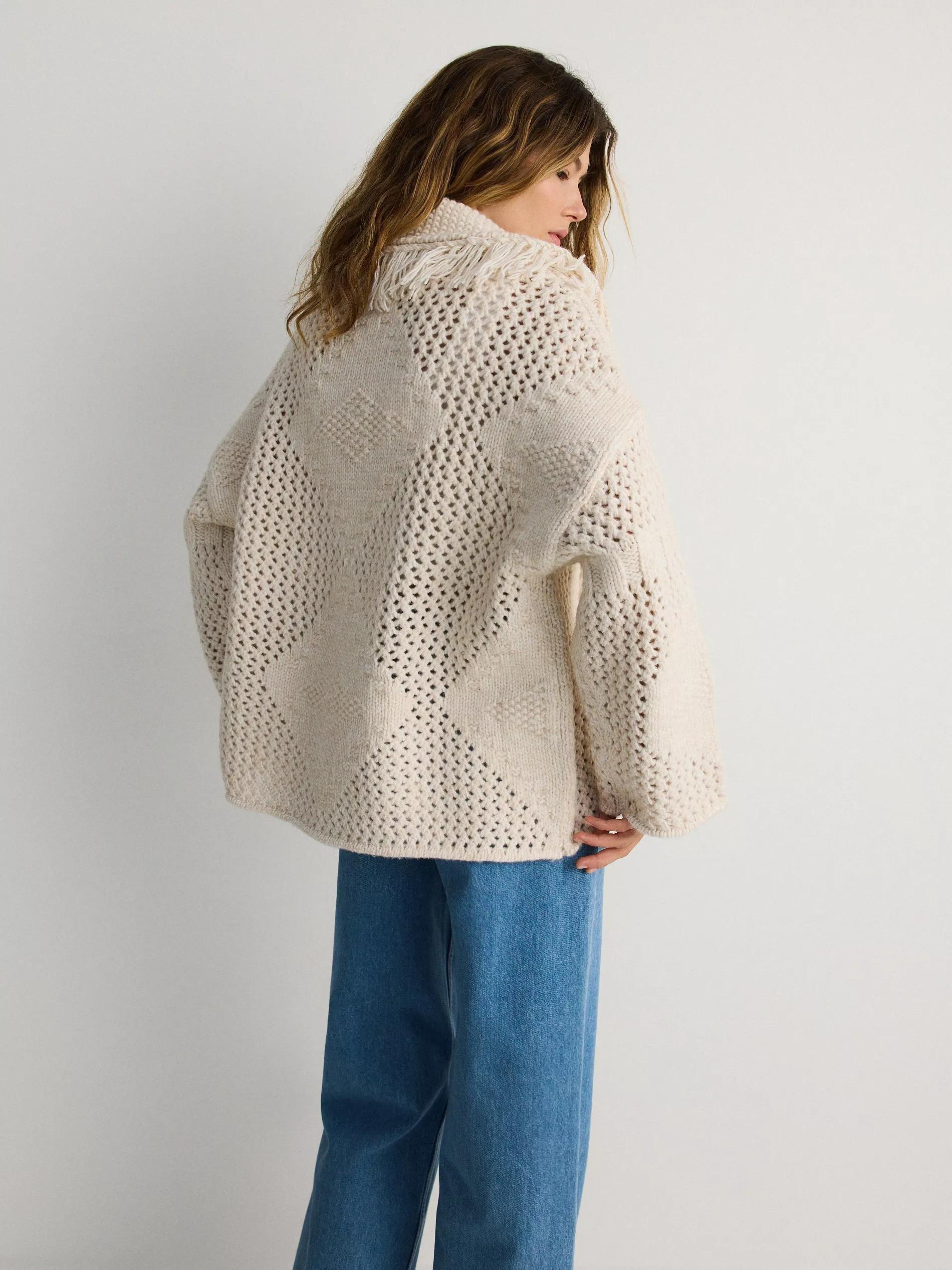 Beige Sweater, , large image number 3