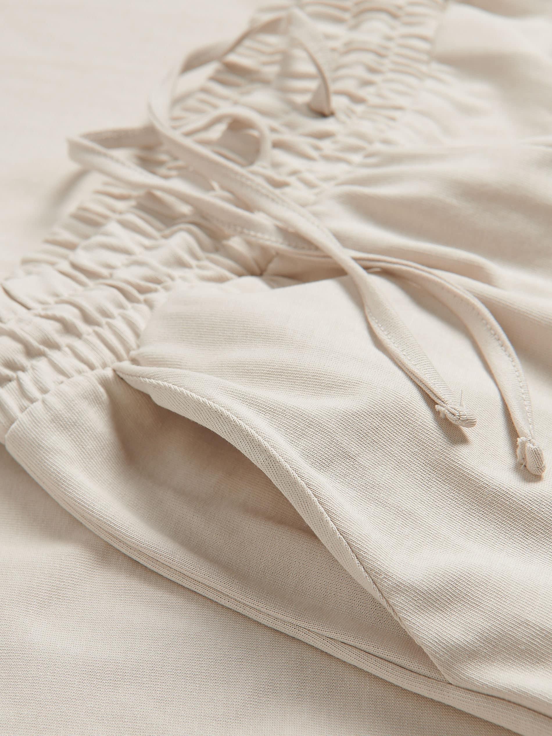 Beige Cotton Trousers, , large image number 4