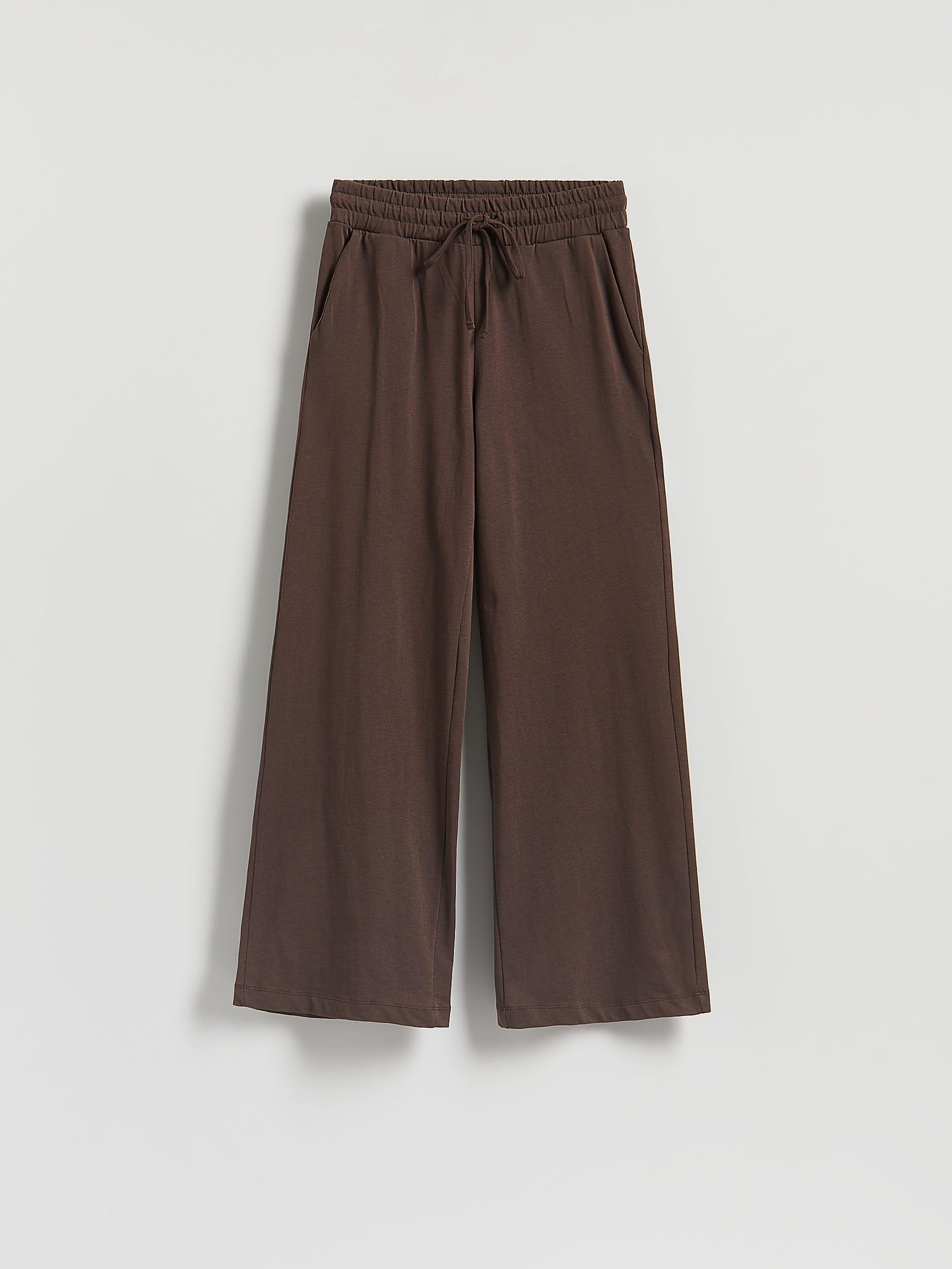Brown Cotton Trousers, , large image number 4
