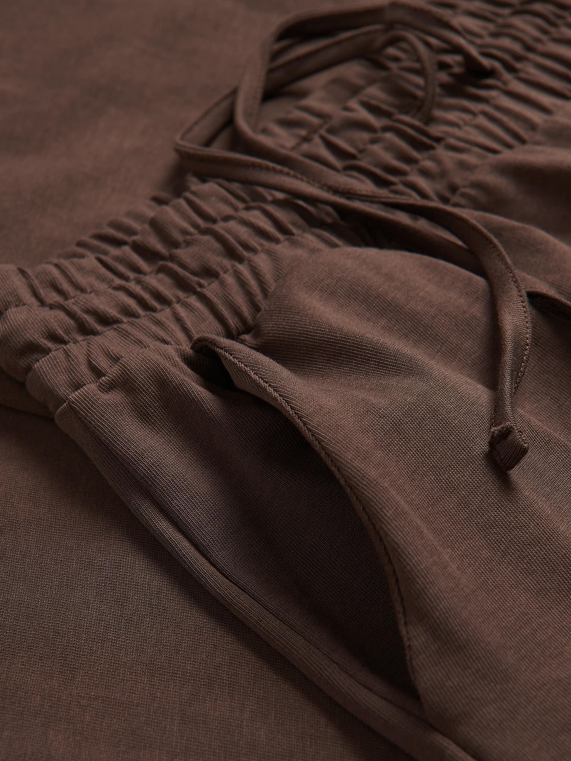 Brown Cotton Trousers, , large image number 5