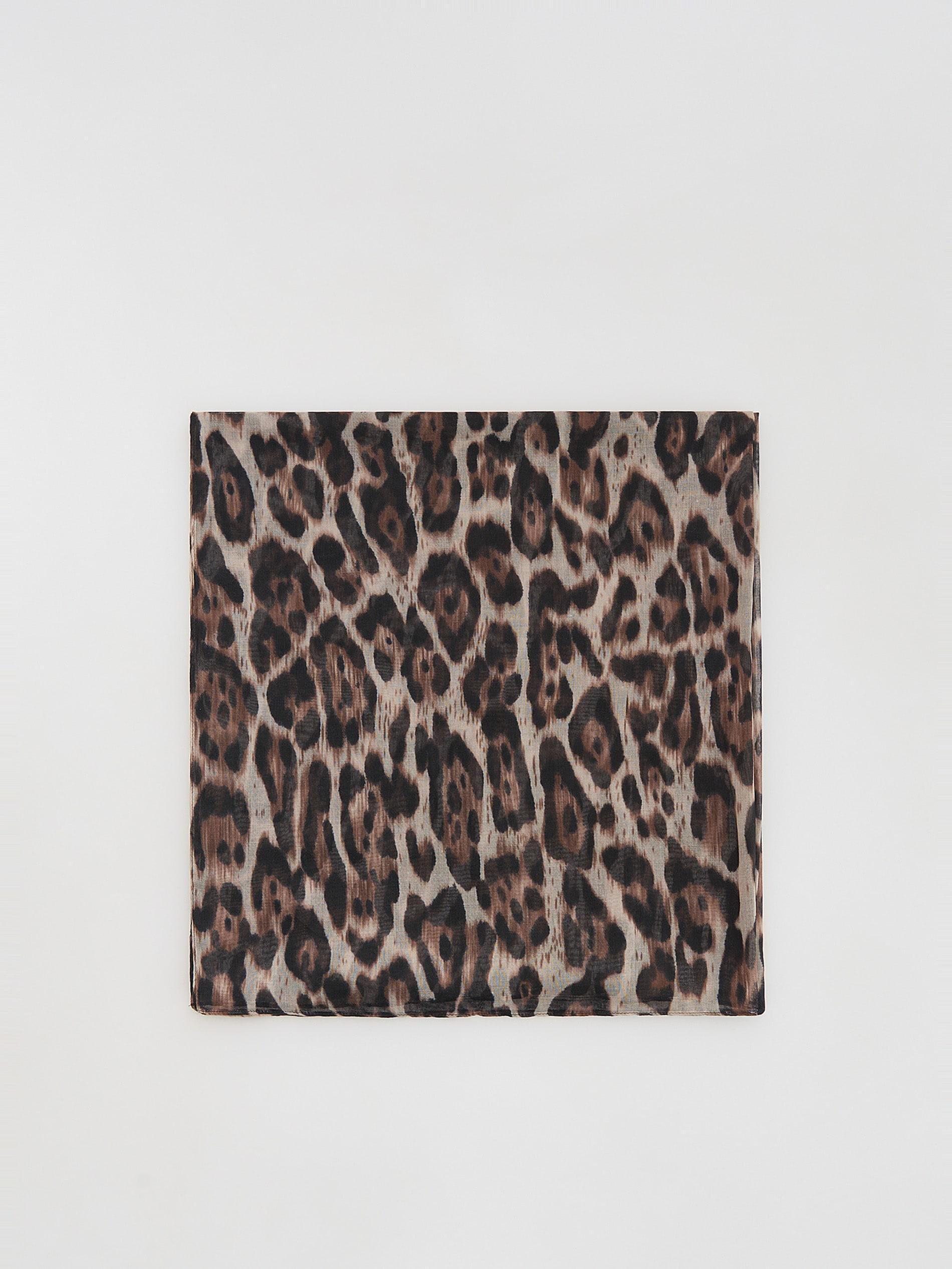 Multicolour Leopard Scarf, , medium