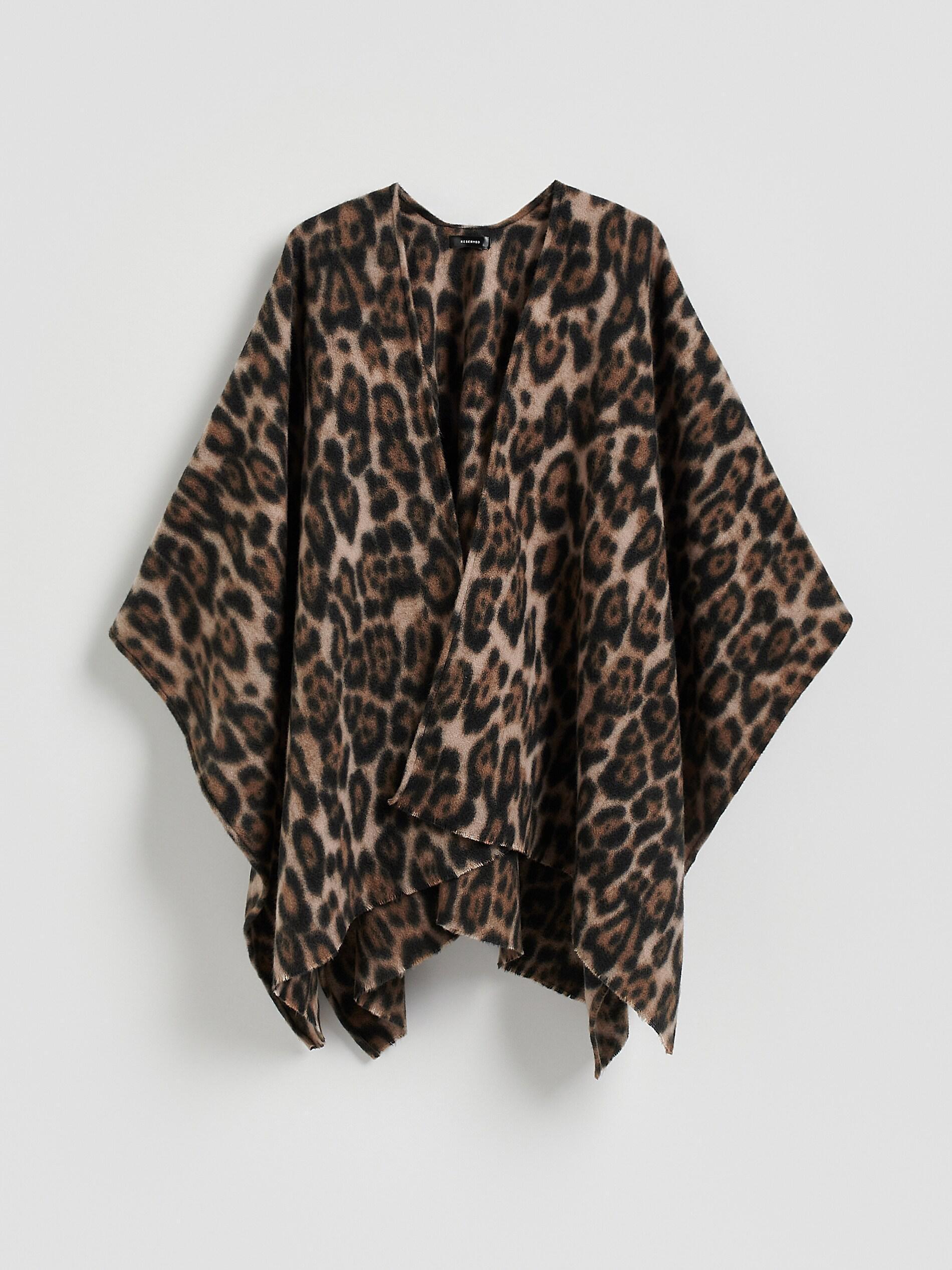 Multicolor Printed Poncho, Multicolor, large image number 3