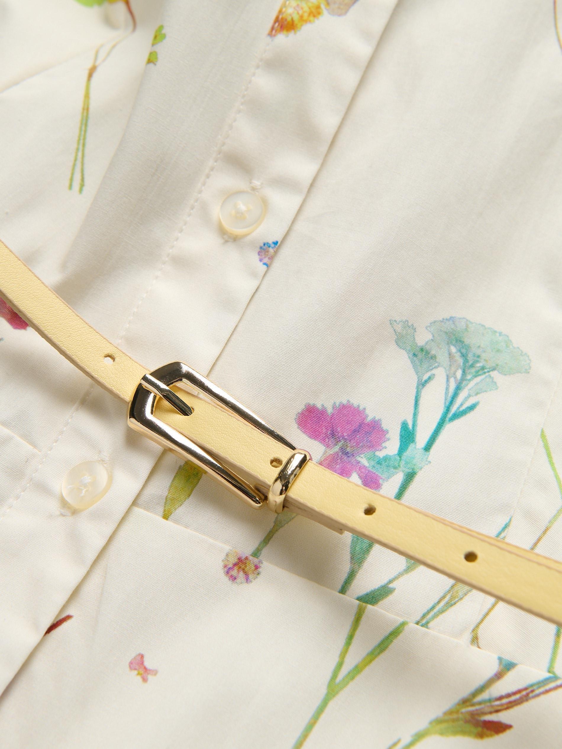 Multicolour Midi Dress With Floral Pattern, Multicolor, large image number 5