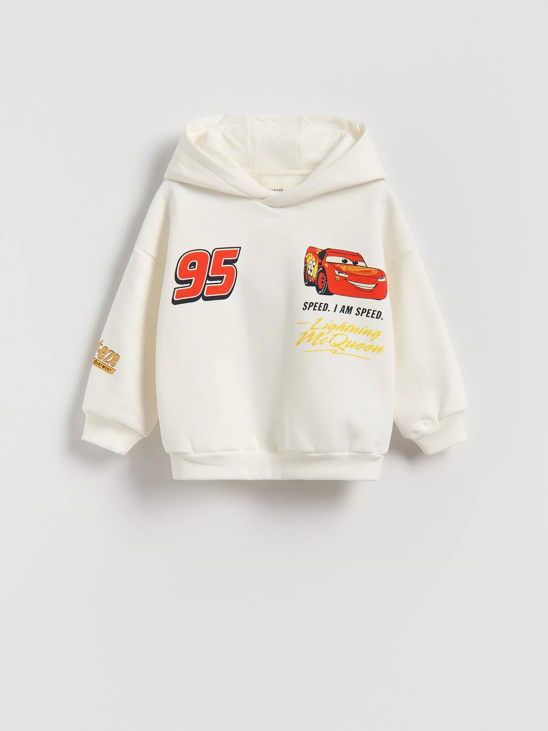 Cream Cars Sweatshirt, Ivory, large image number 0