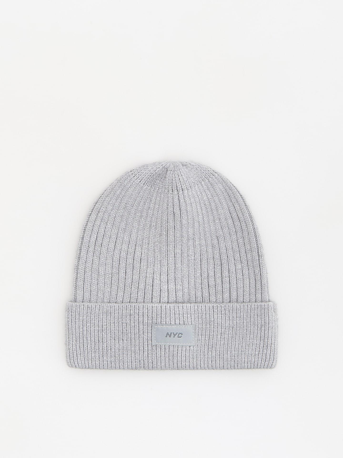 Grey Viscose Cap, Grey, medium