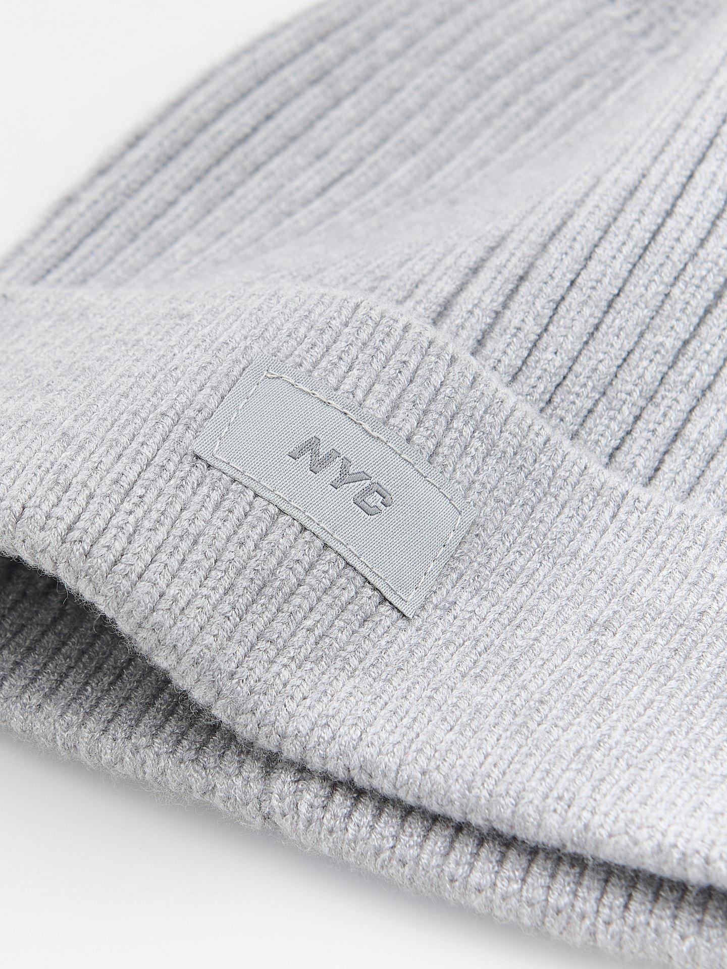 Grey Viscose Cap, Grey, medium