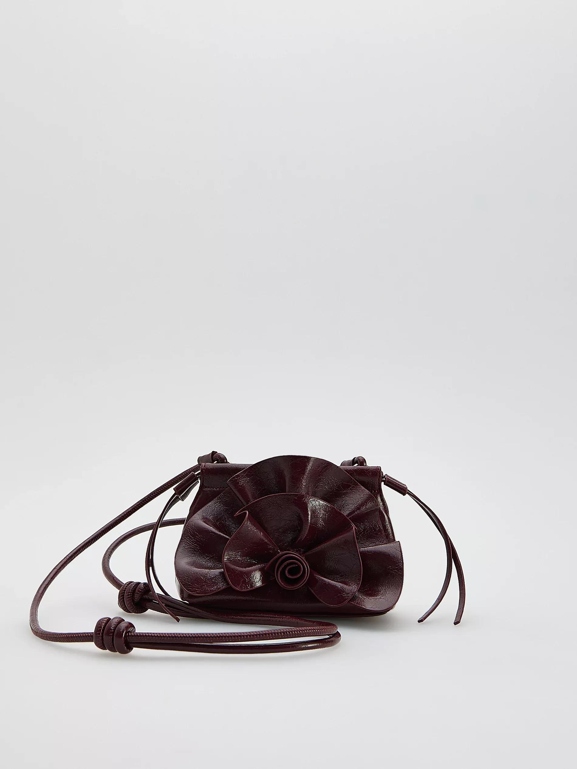 Burgundy Small Shoulder Bag, Burgundy, large image number 0