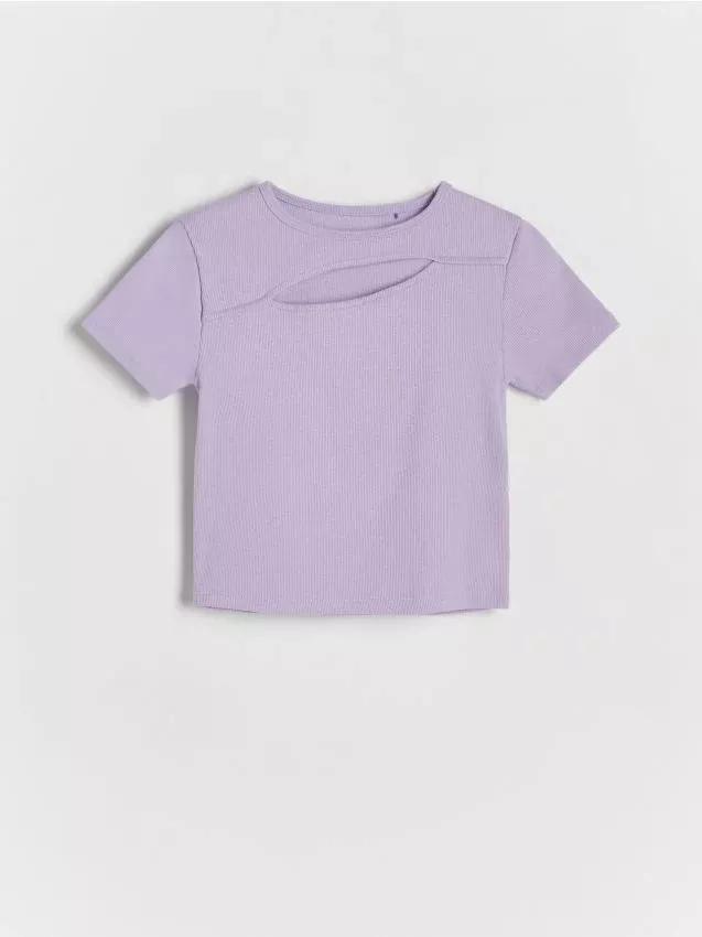 Purple Shoulder T Shirt, , large image number 0