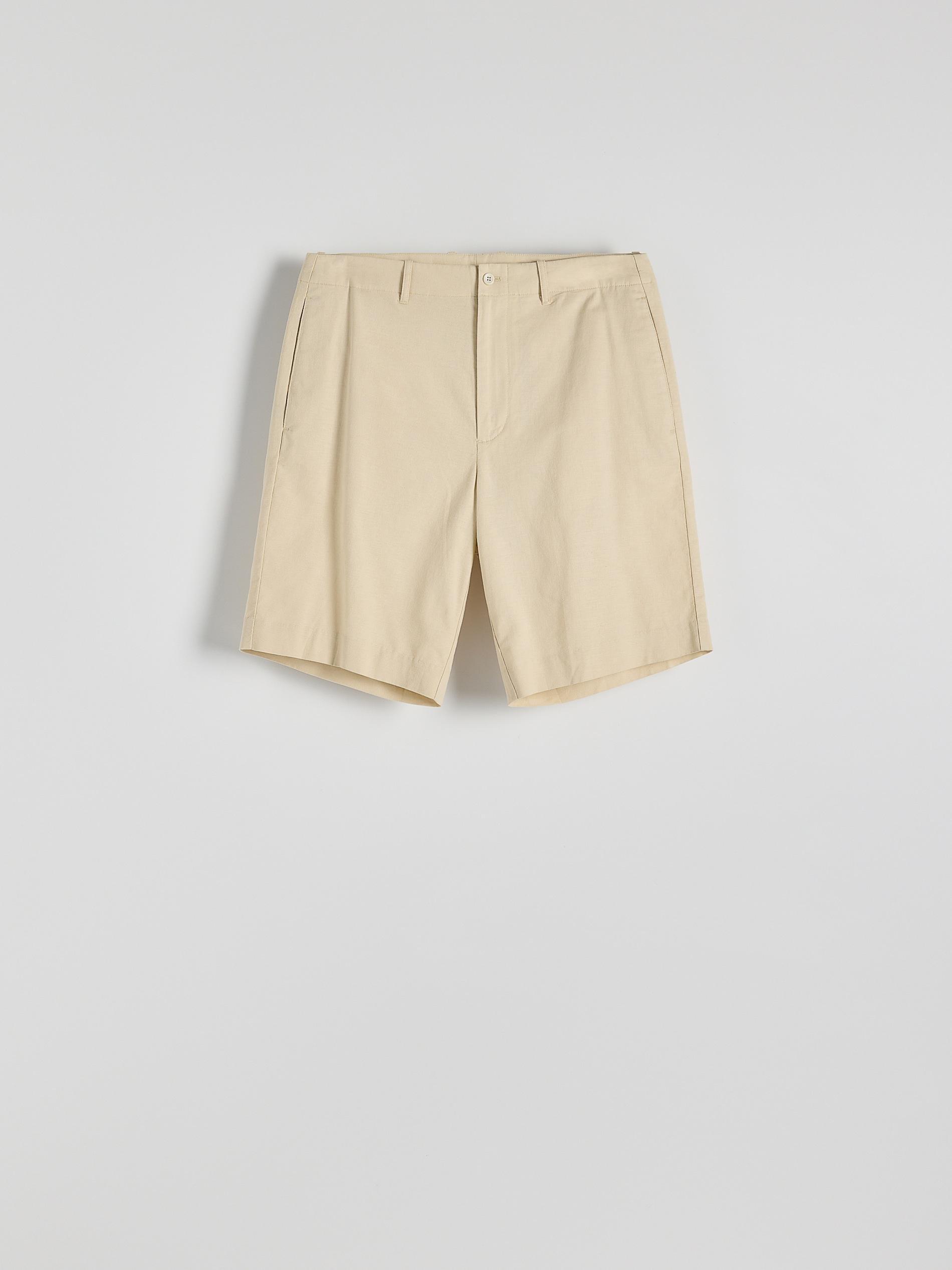Beige Comfort Shorts, , large image number 1