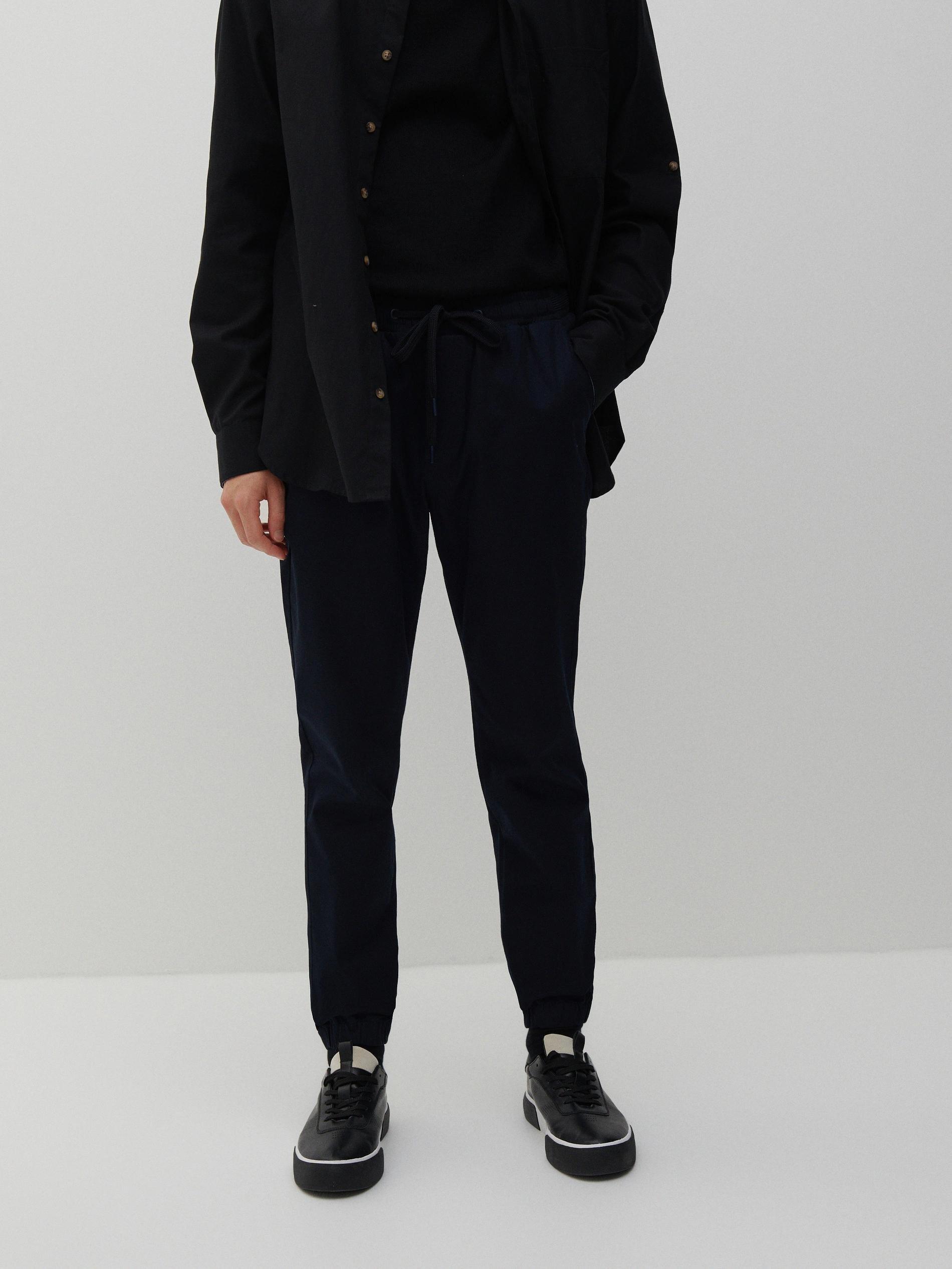 Navy Joggers, Men, , large image number 1