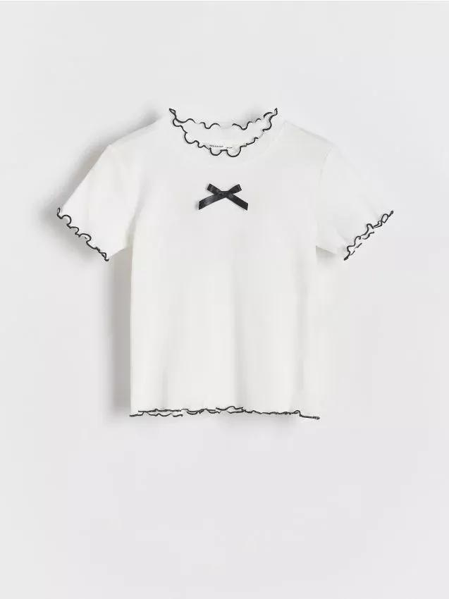 Multicolour Stand Up Collar Blouse, Kids Girls, , large image number 0