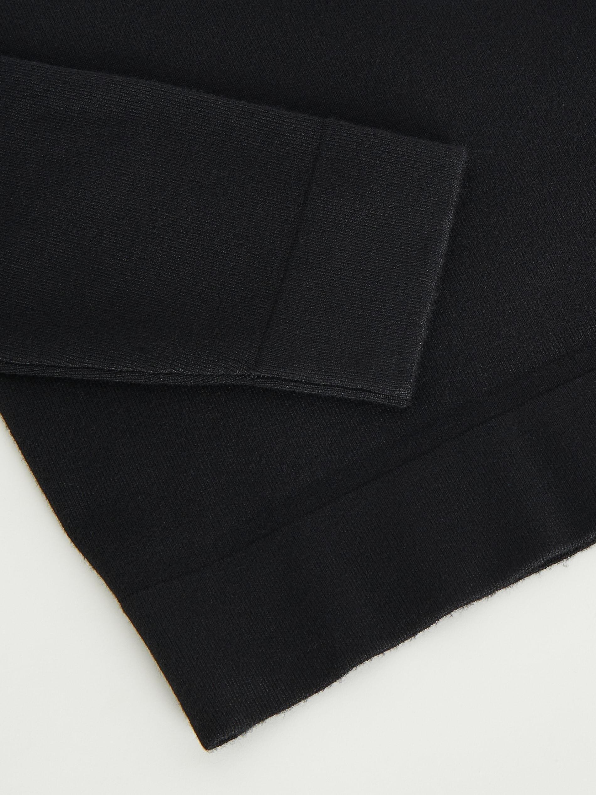 Black Plain Mock Neck Jumper, , large image number 5