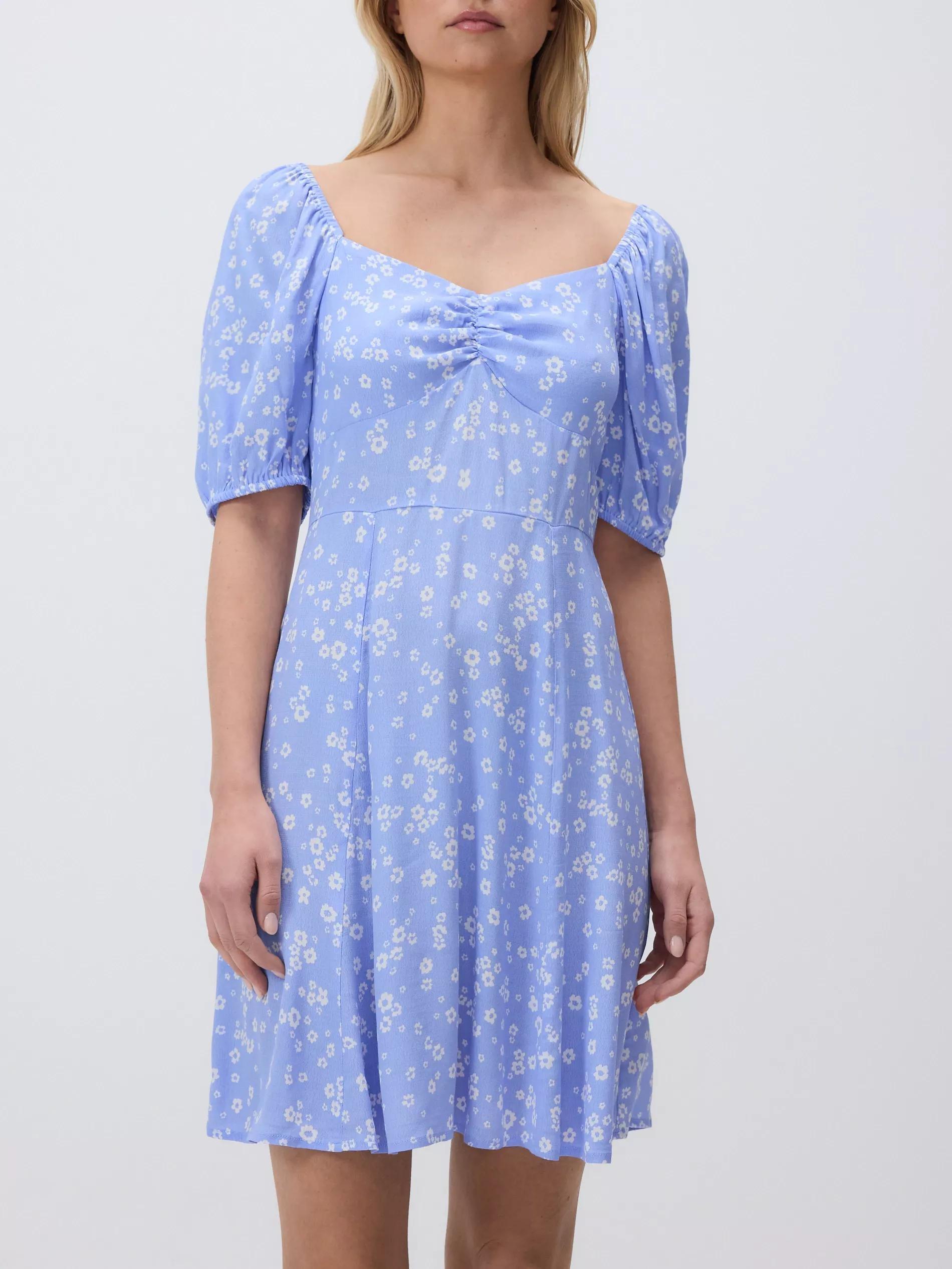 Blue Mini Dress, Blue, large image number 2