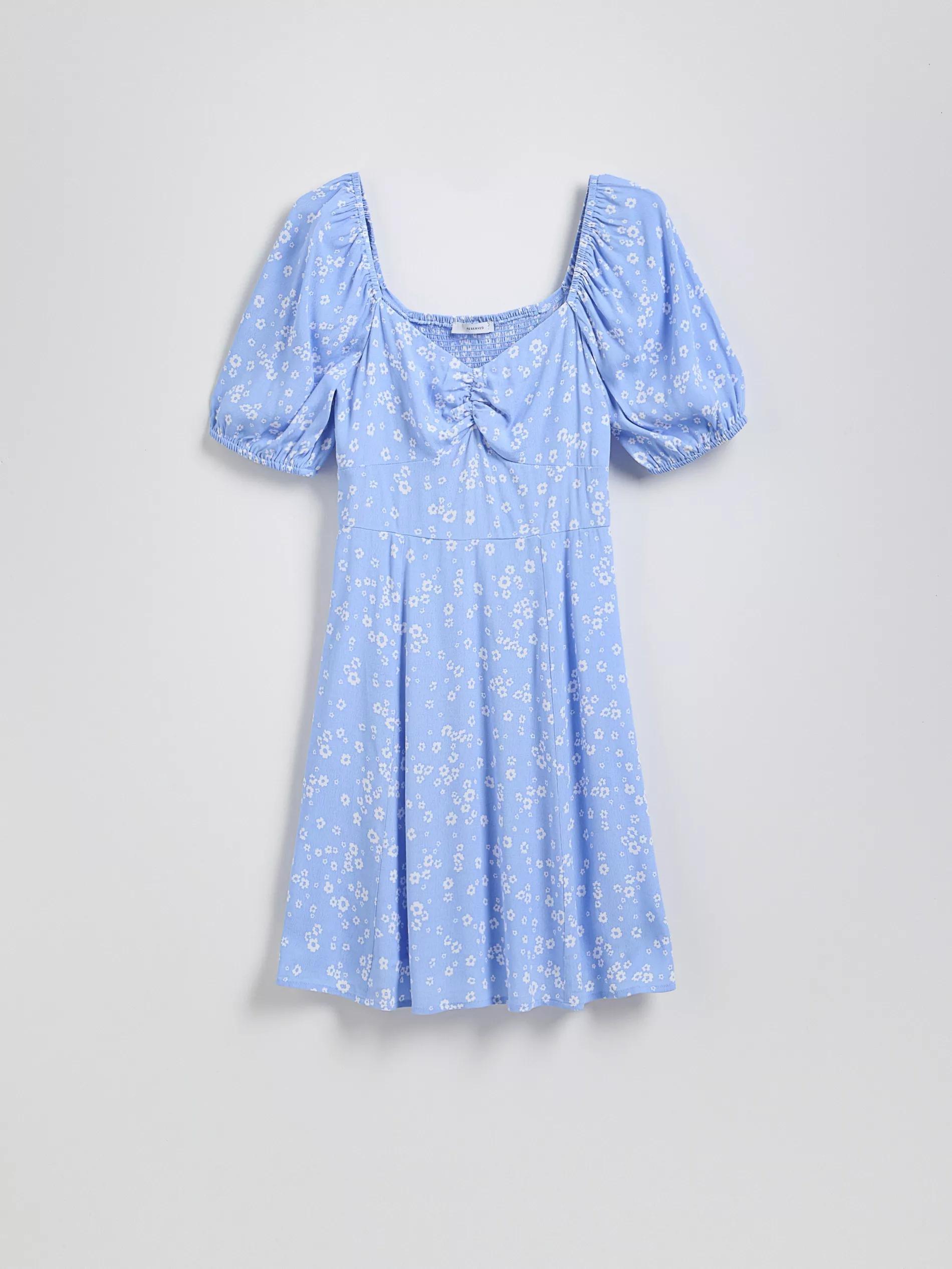 Blue Mini Dress, , large image number 4