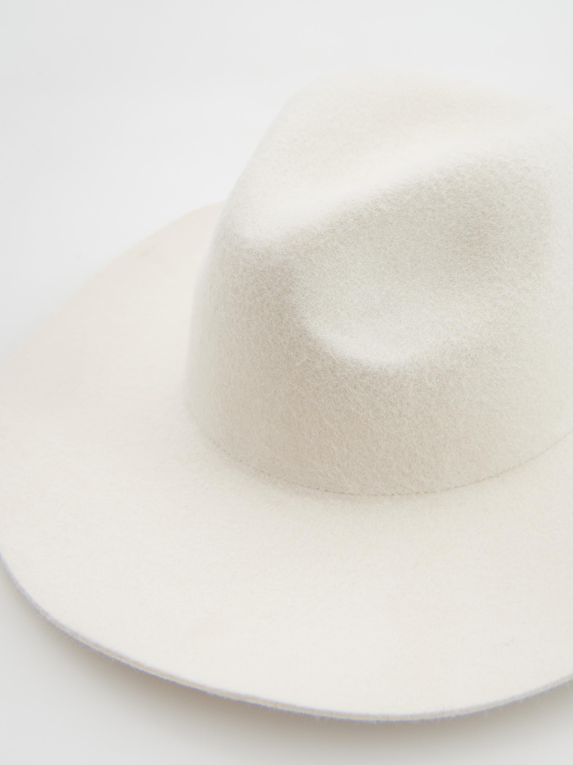 Reserved - Ivory Wool Hat