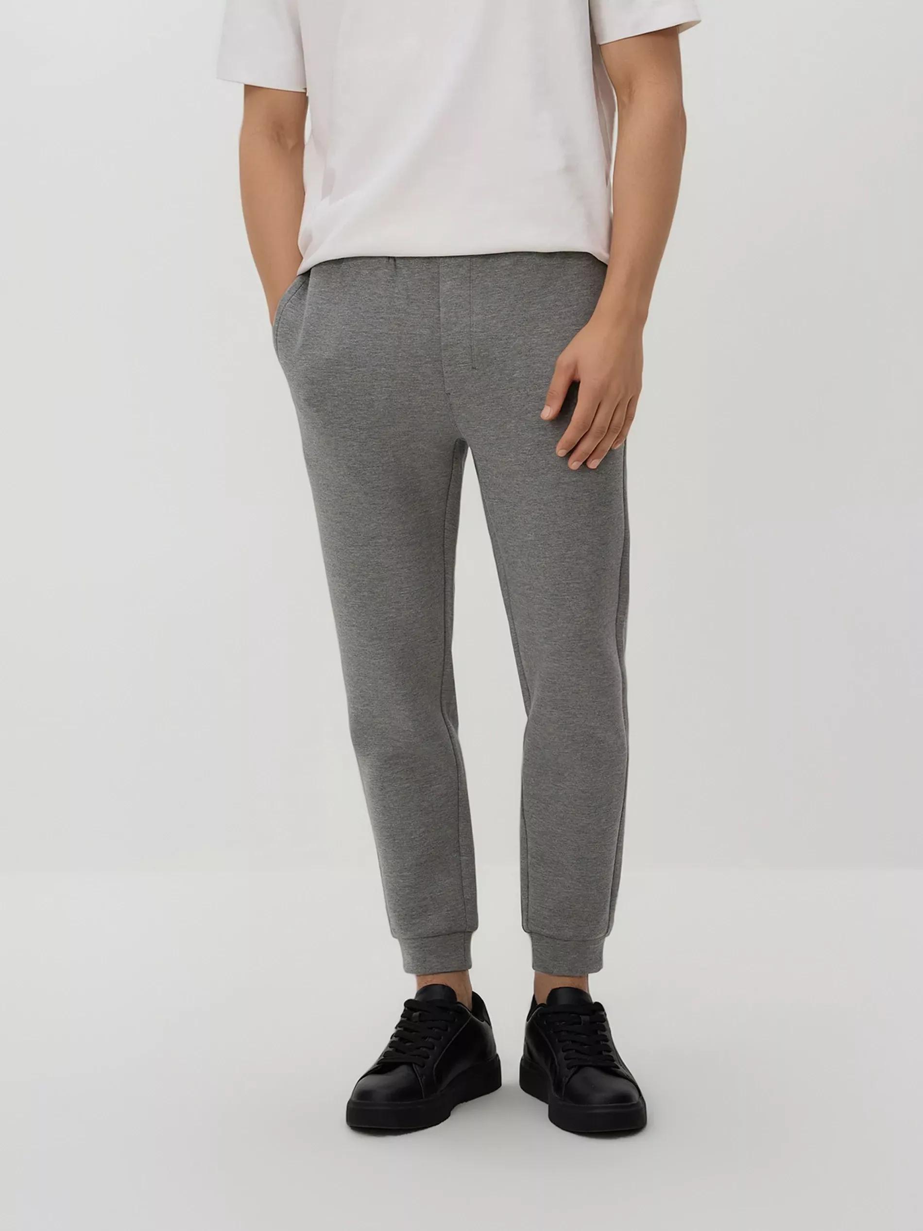 Grey Slim Sweatpants, Light grey, large image number 0