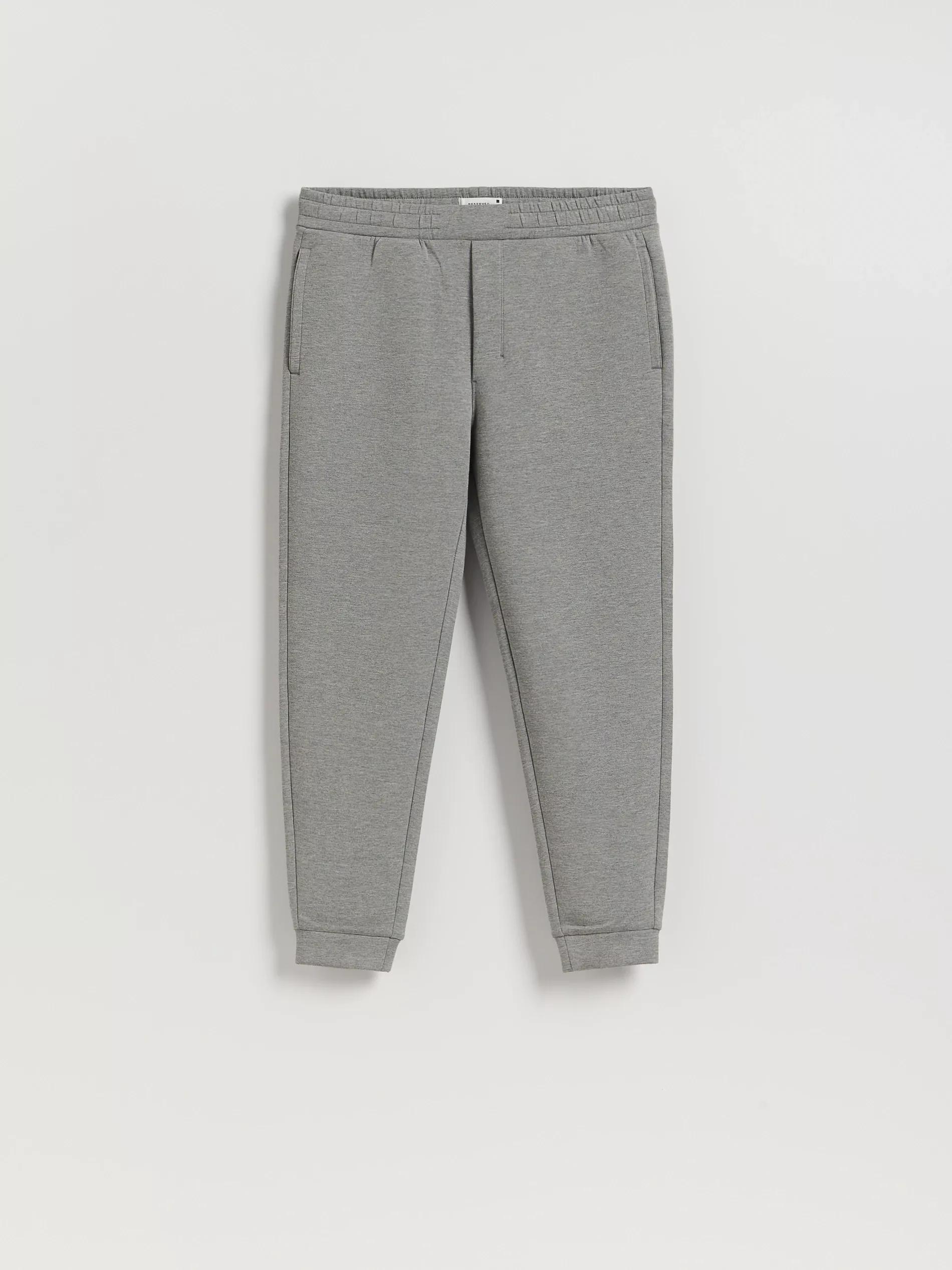 Grey Slim Sweatpants, Light grey, large image number 3