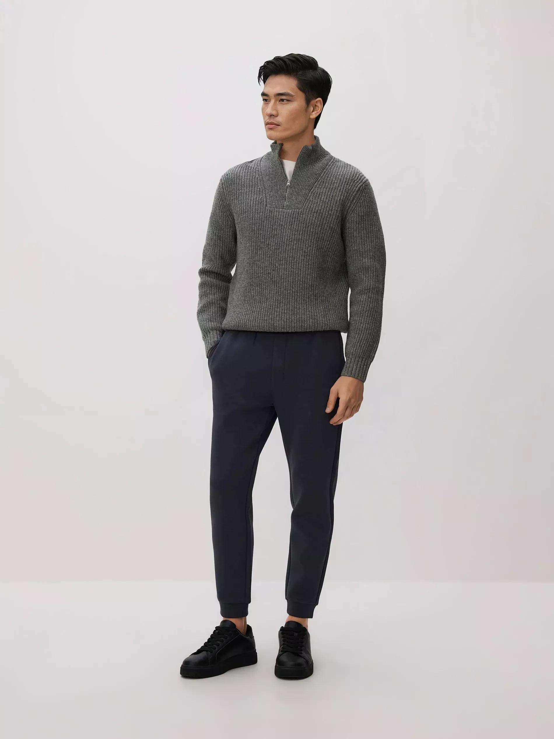 Grey Trousers, Grey, medium